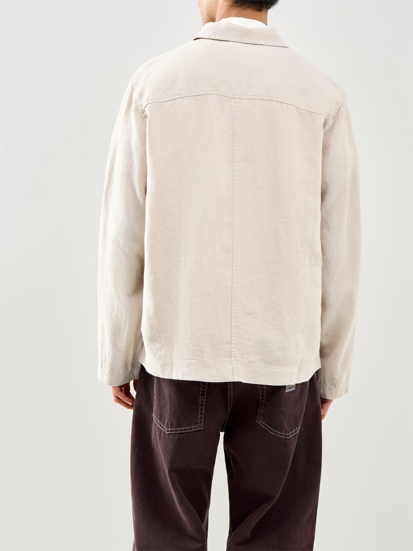 Kimpton Washed Linen Jacket Beige