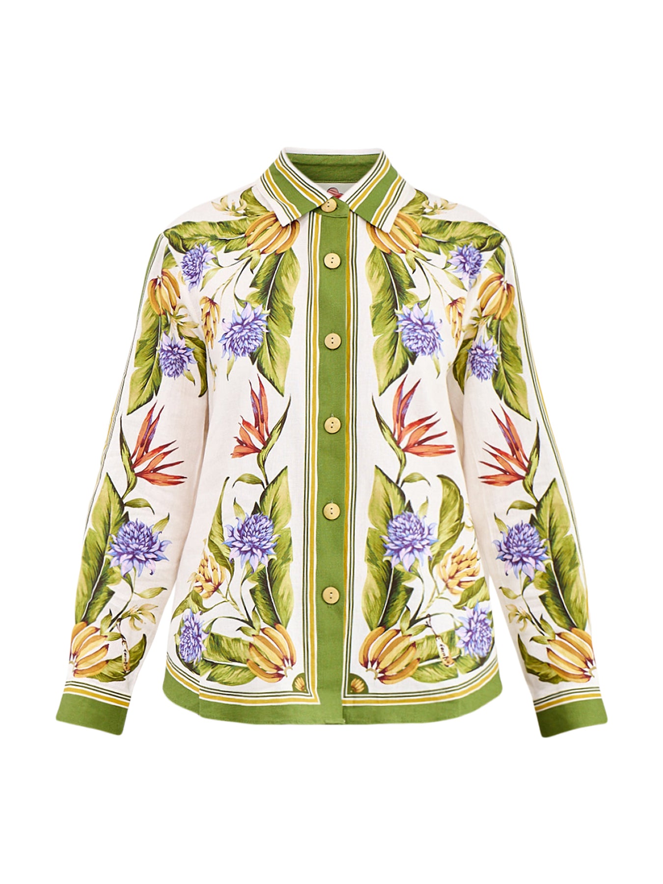 Tropical Scarf Sand Shirt Multi
