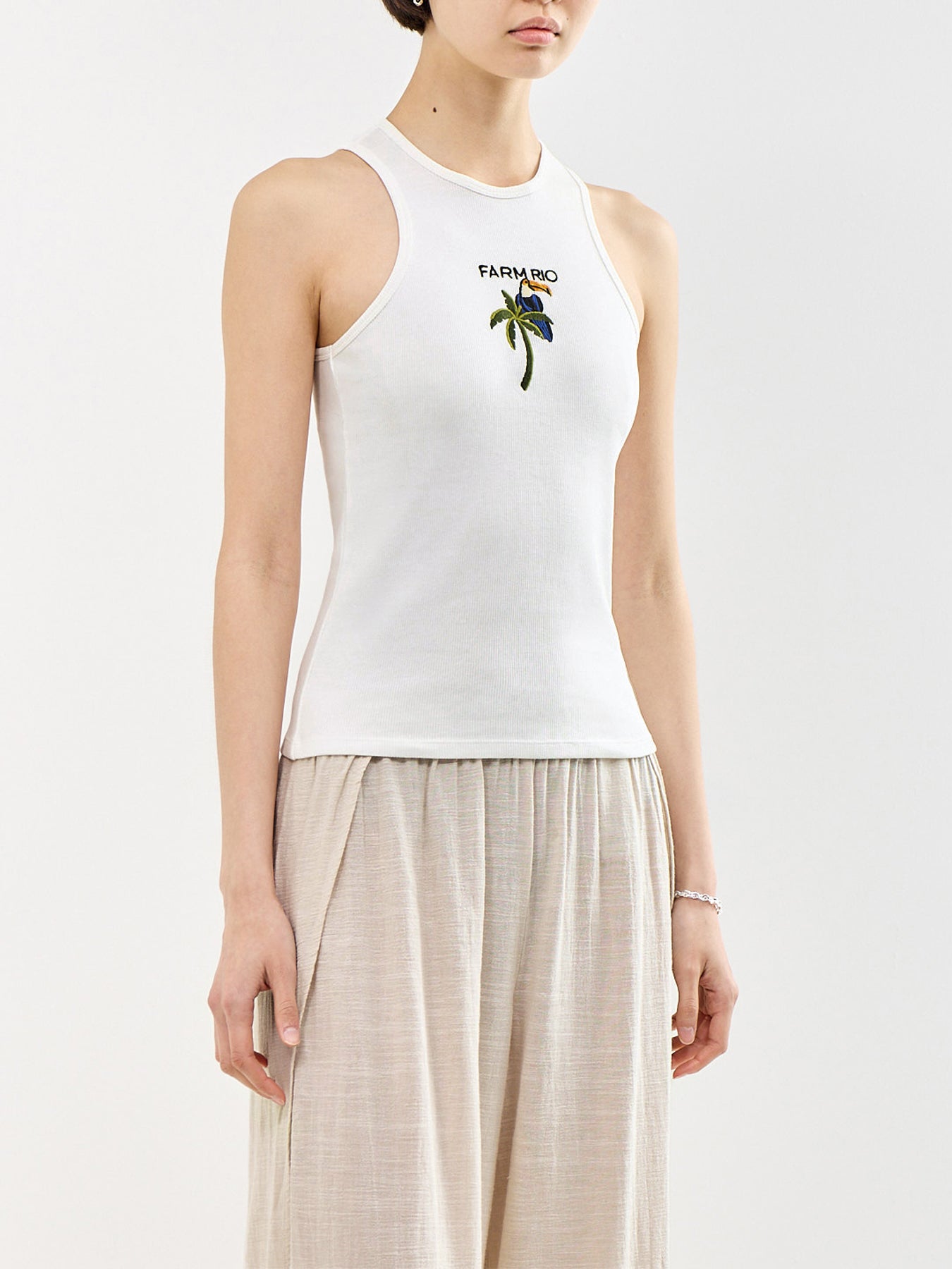 Toucanissimo Tank Top White