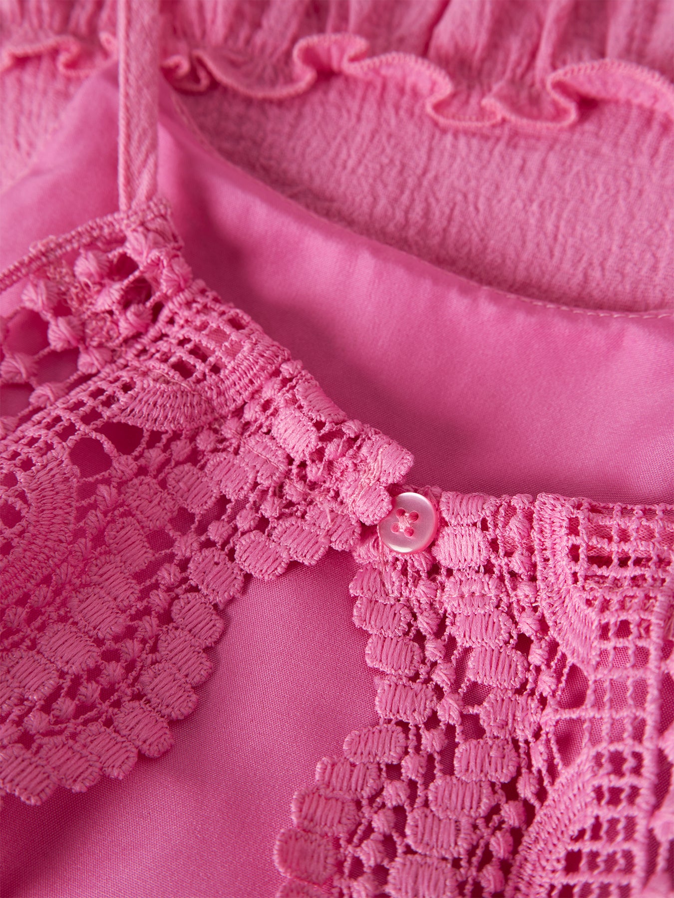 Kids' Sleeveless Cotton Dress Pink