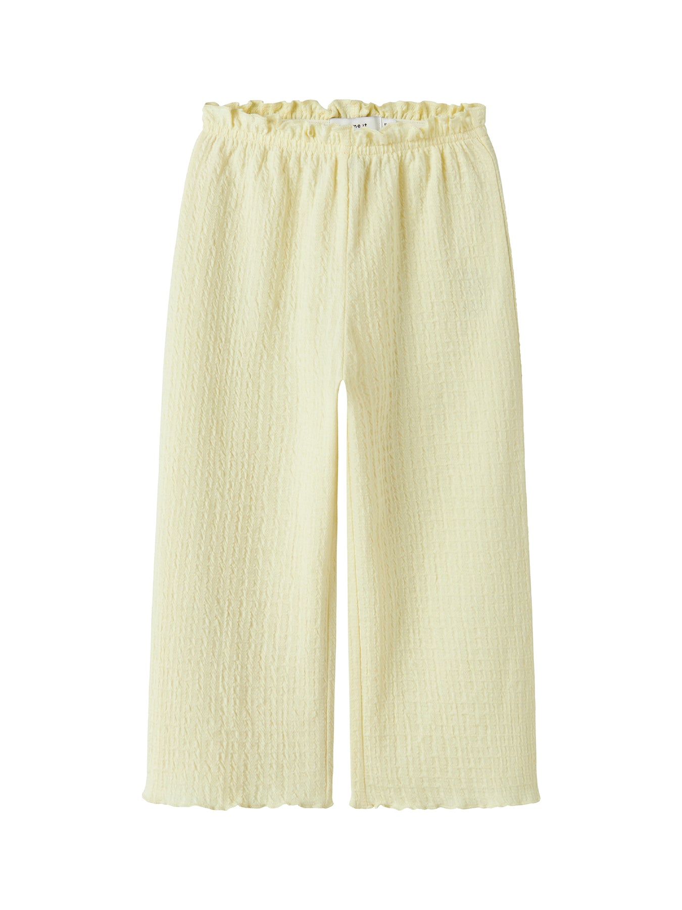 Kids’ Wide Leg Trousers Yellow