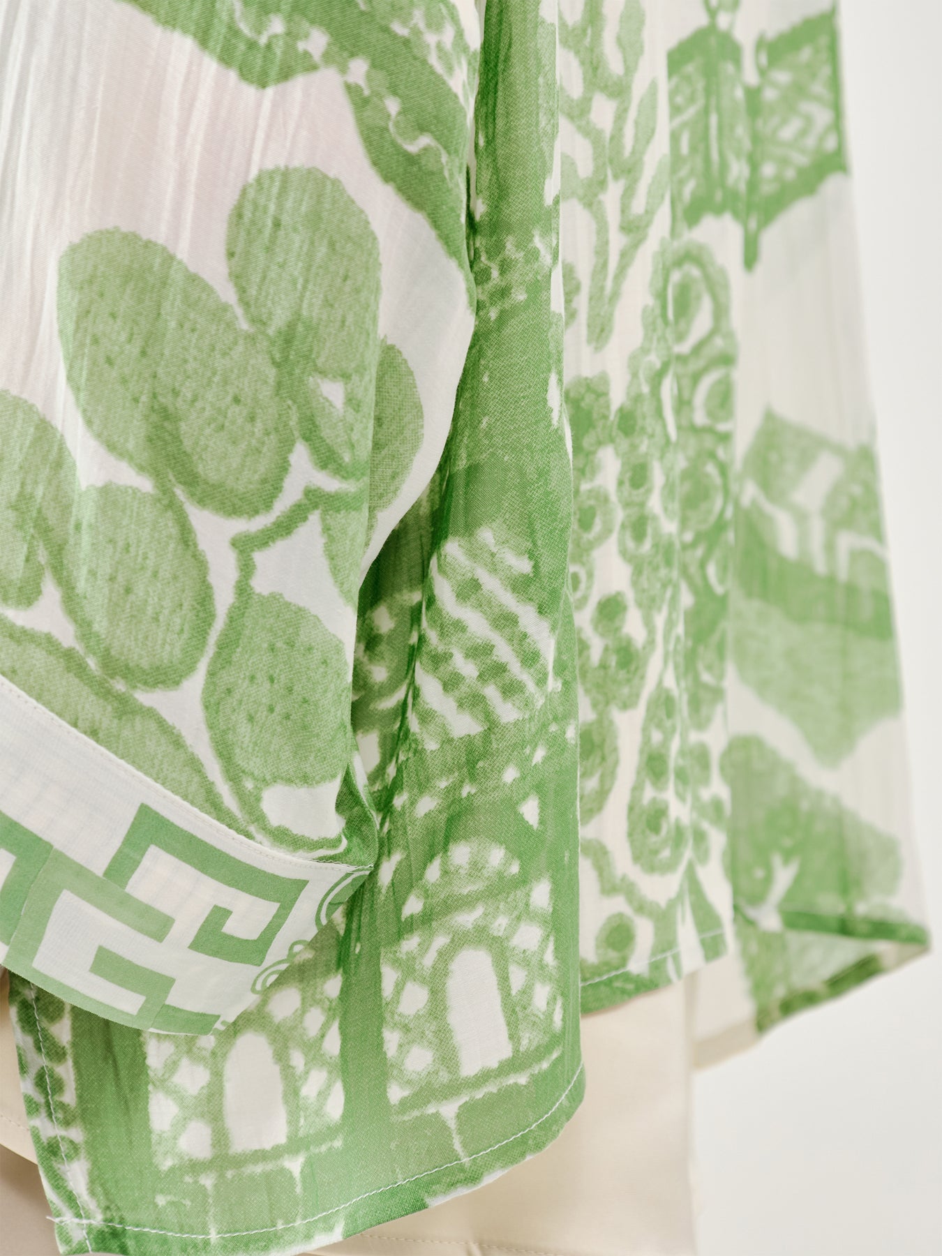 Giant Willow Print Kimono Green