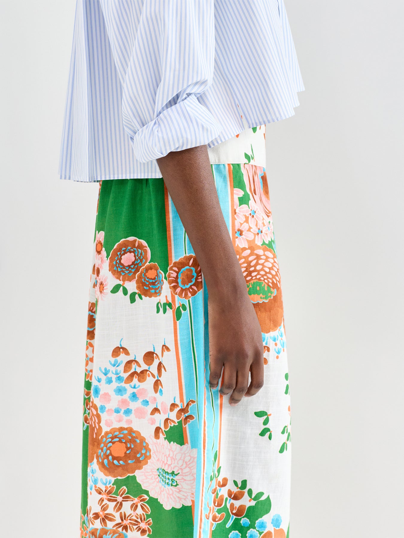 Kitsch Bouquet Wide Leg Trousers Multi