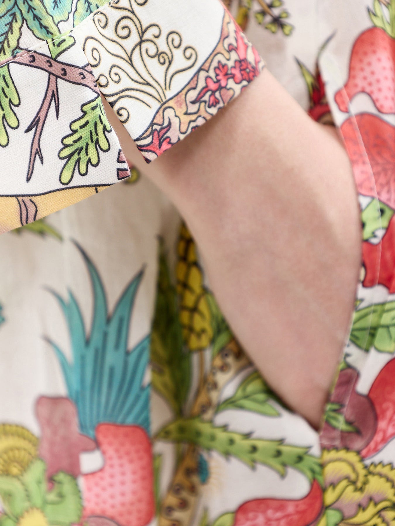 Pinch Pleat Midi Dress Ecru