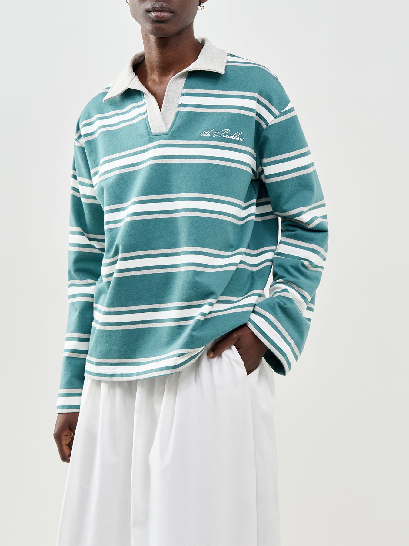 Darcy Stripe Rugby Top