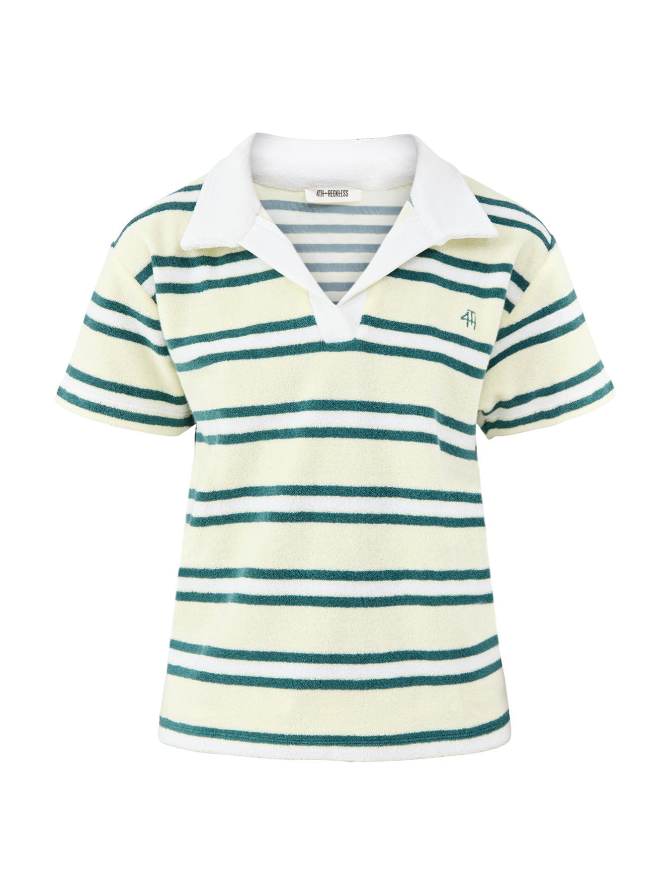 Zita Stripe Polo Top