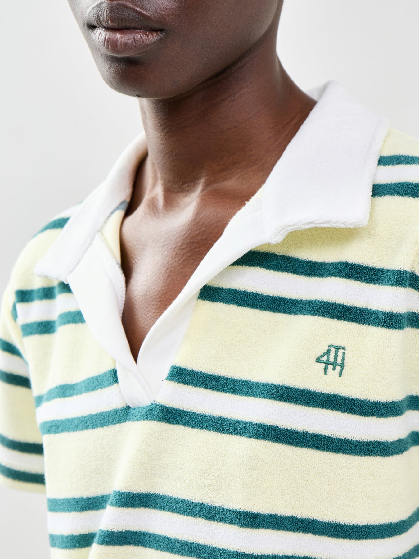 Zita Stripe Polo Top