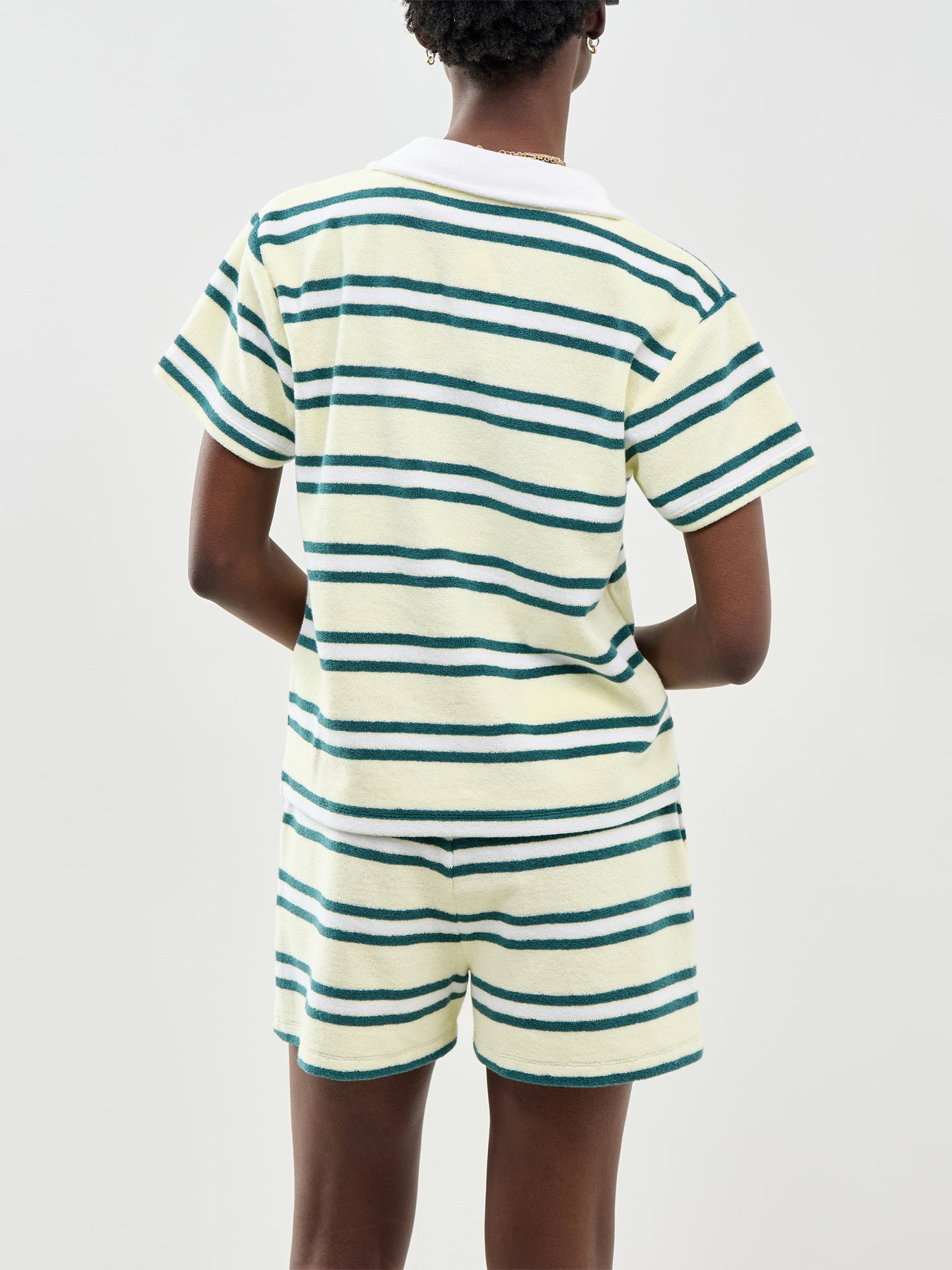 Zita Stripe Polo Top