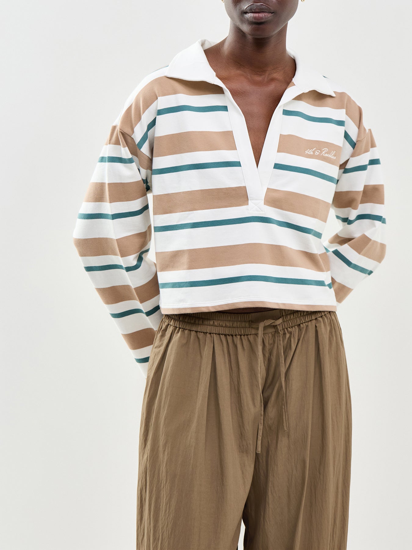 Sophie Stripe Rugby Top