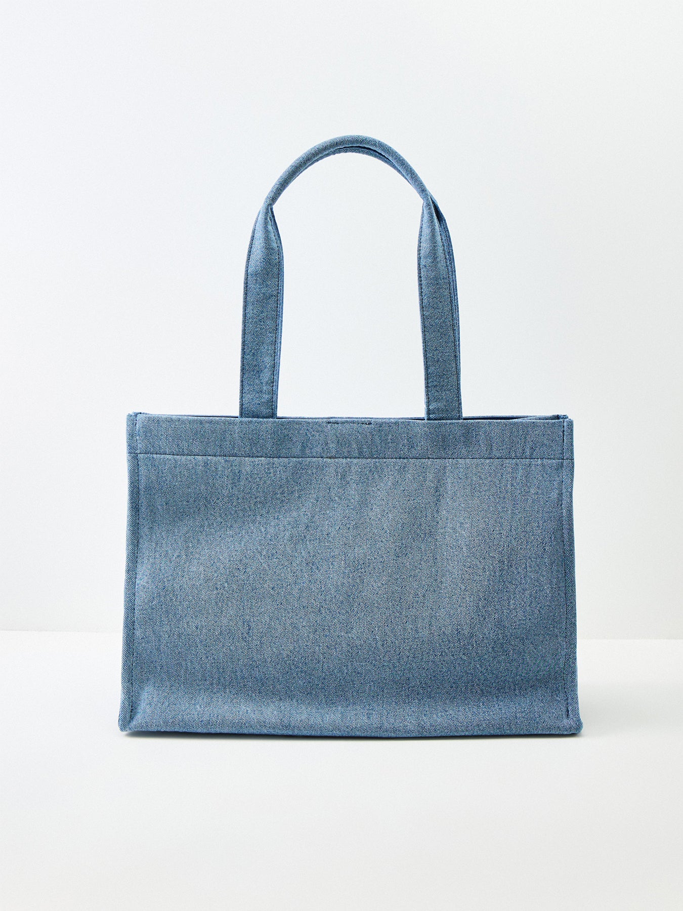 Lara Cotton Tote Bag Blue
