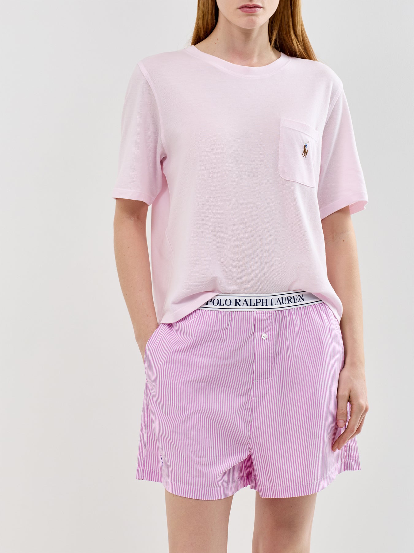 Shirting Stripes Sleep Boxer Purple