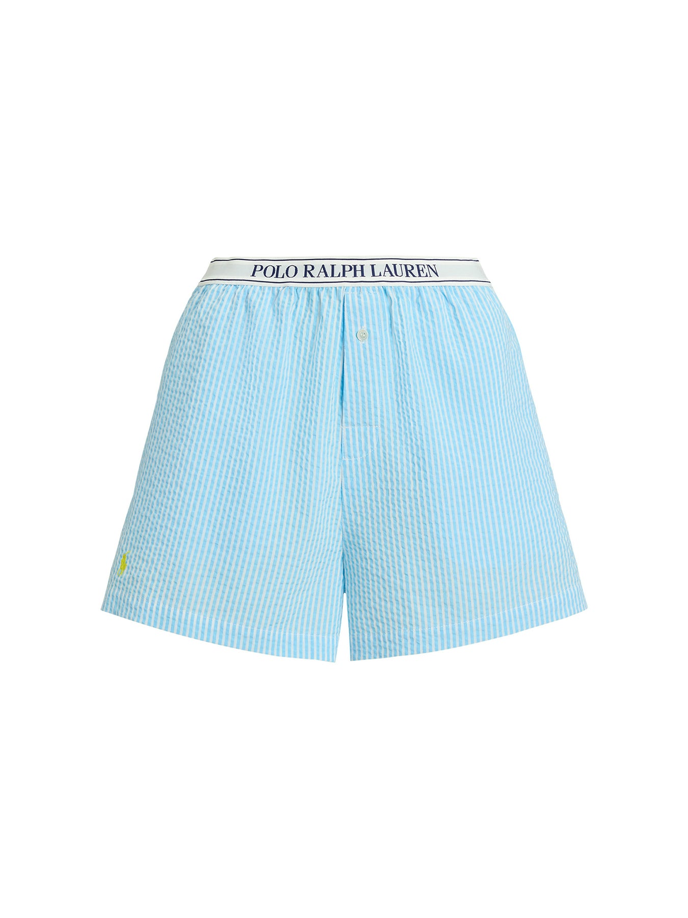 Seersucker Boxer Shorts Blue