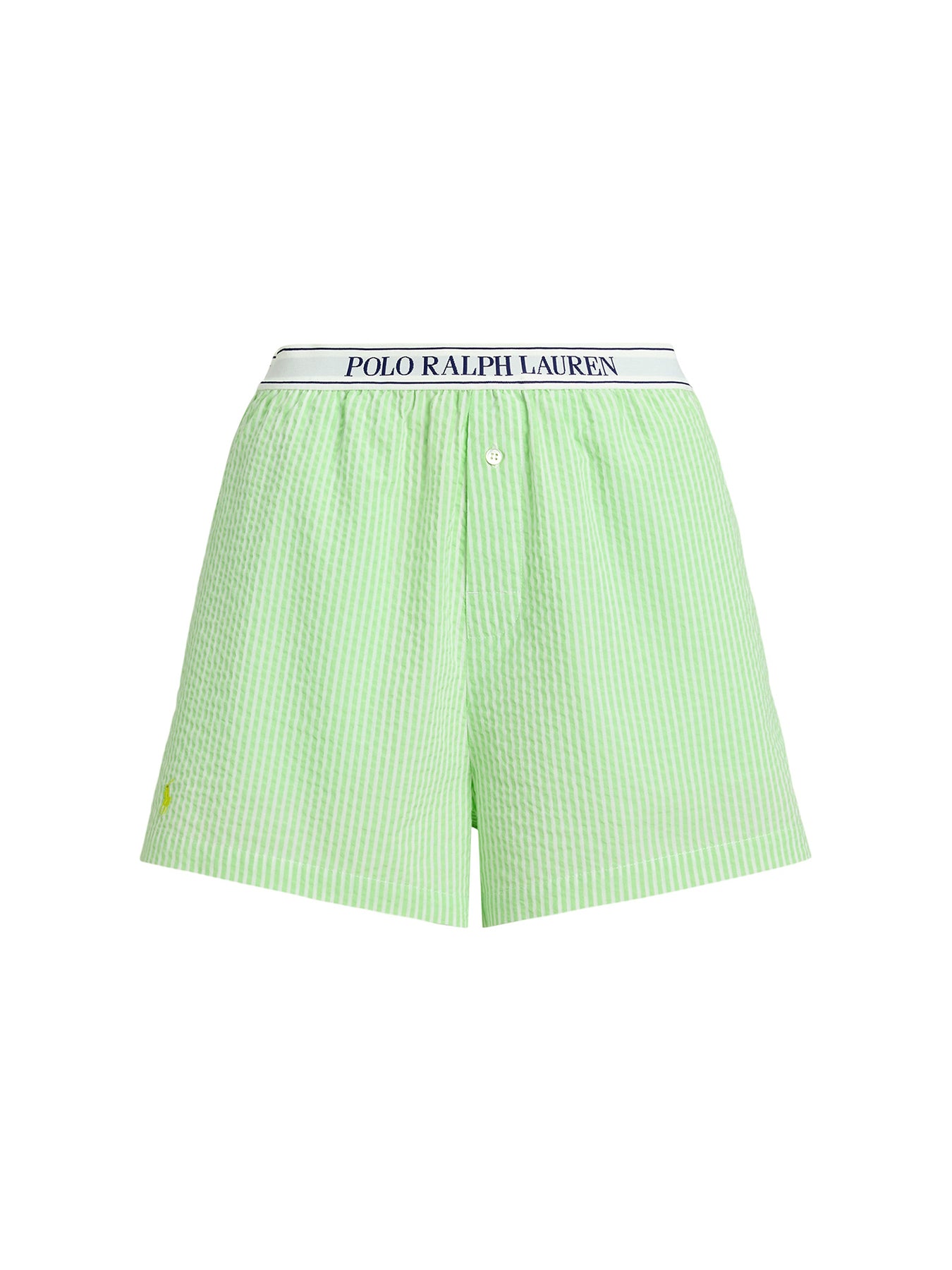 Seersucker Boxer Shorts Green