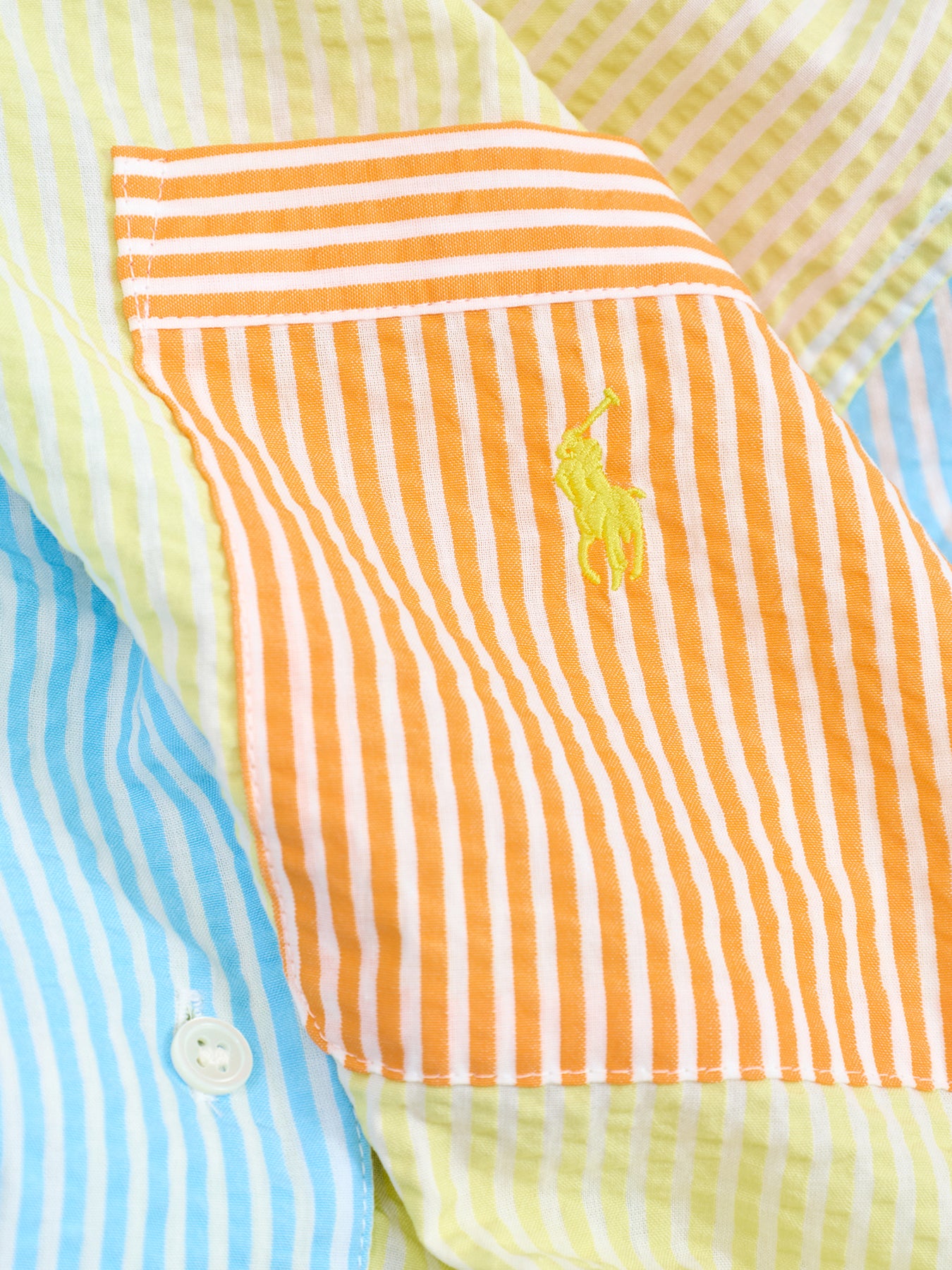 Mixed Seersucker Short Set Multi