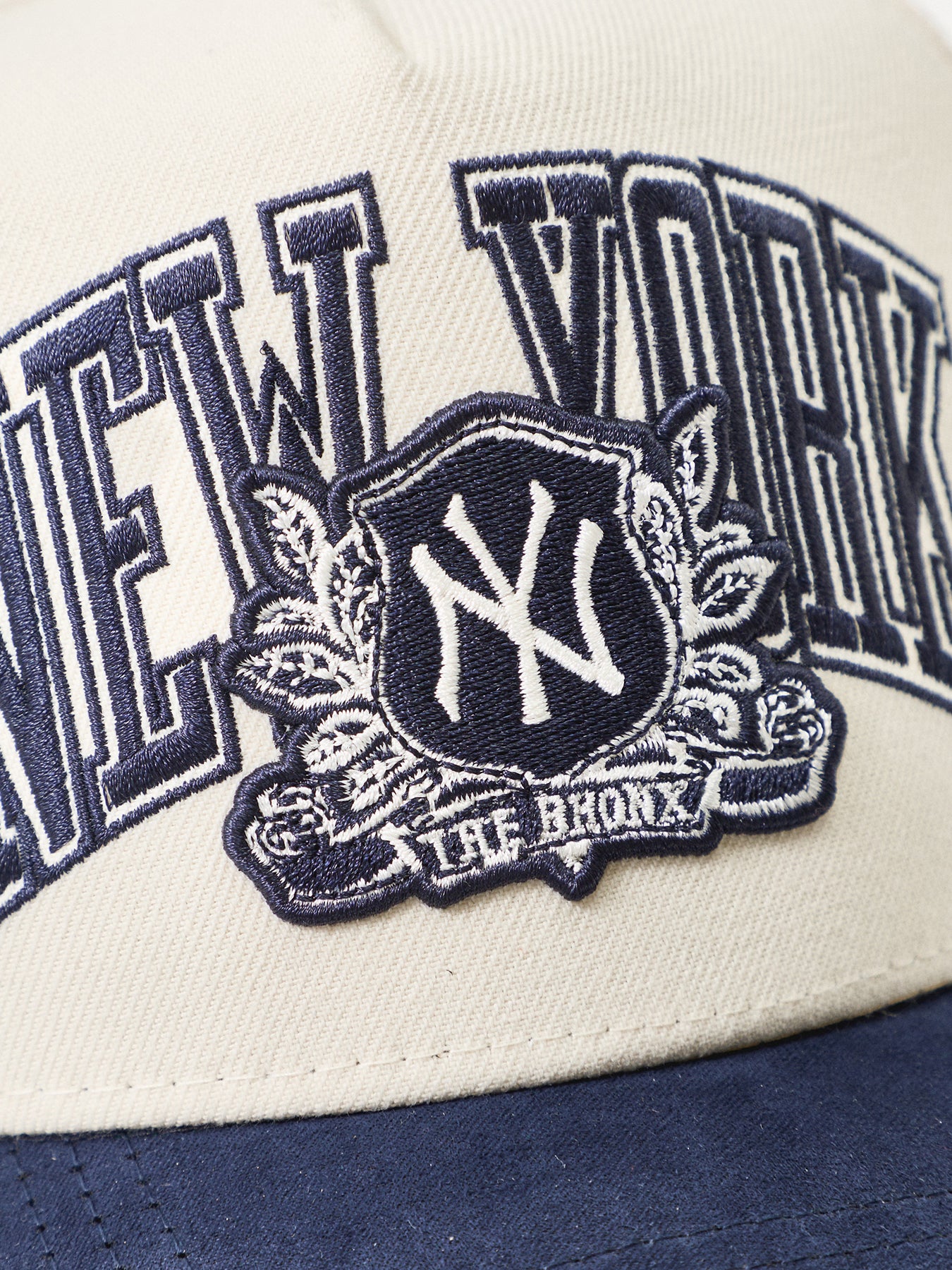 Wordmark Suede E-Frame NY Cap Multi