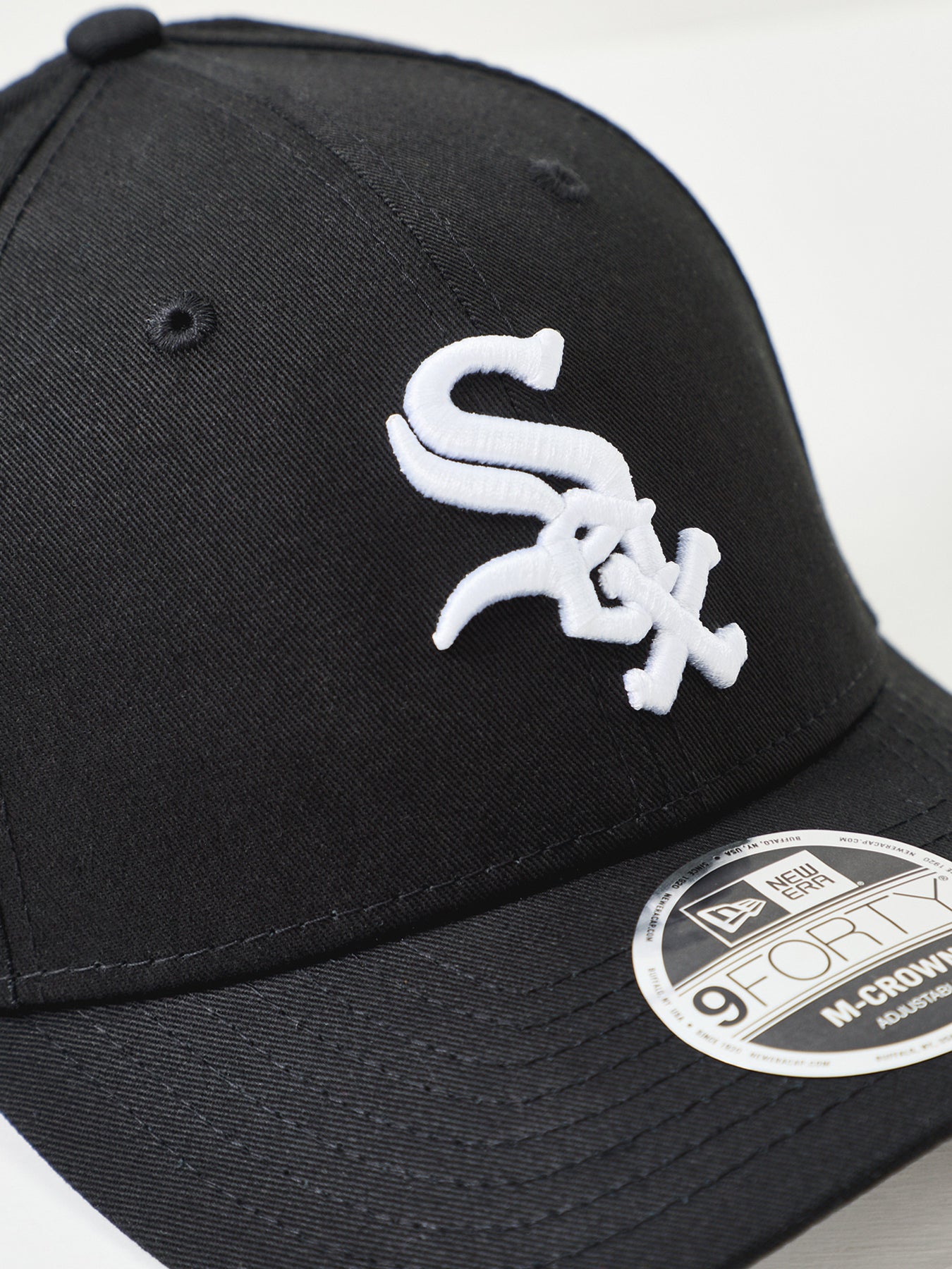 MLB Side Script 9FORTY Chicago White Sox Cap Black