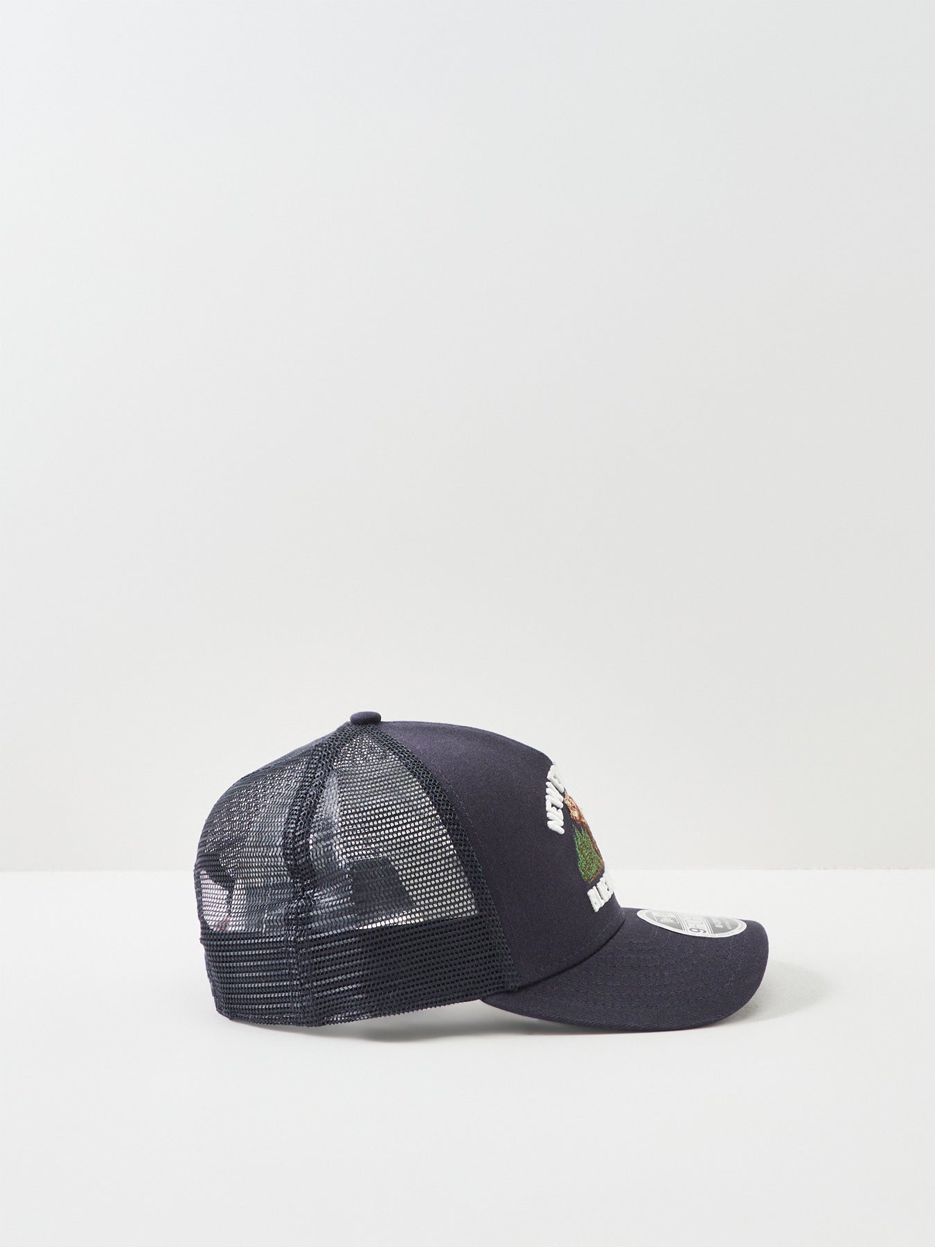 Graphic 9 Forty A-Frame Trucker Bear Cap Navy