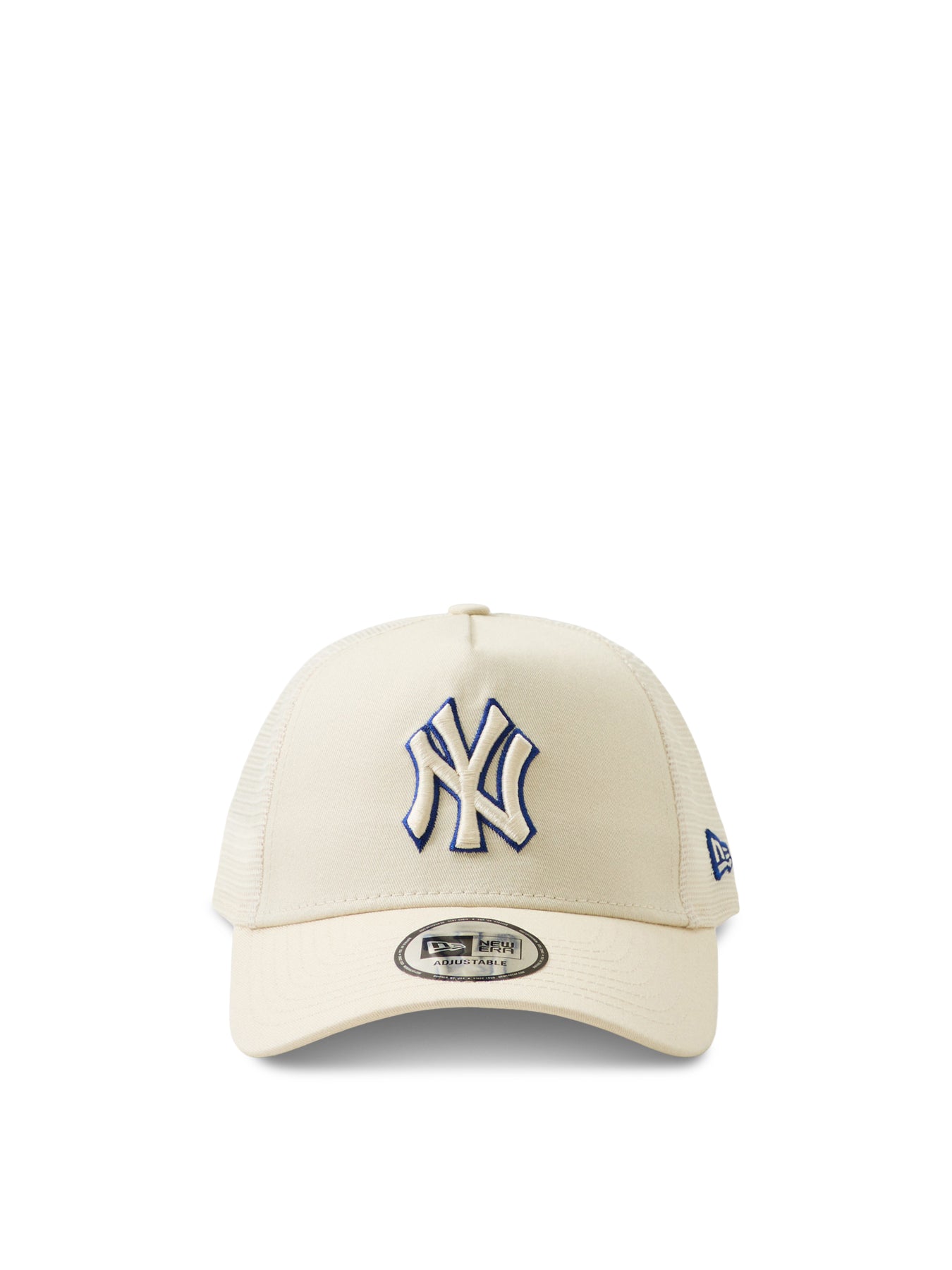 Outline Trucker New York Yankees Cap White