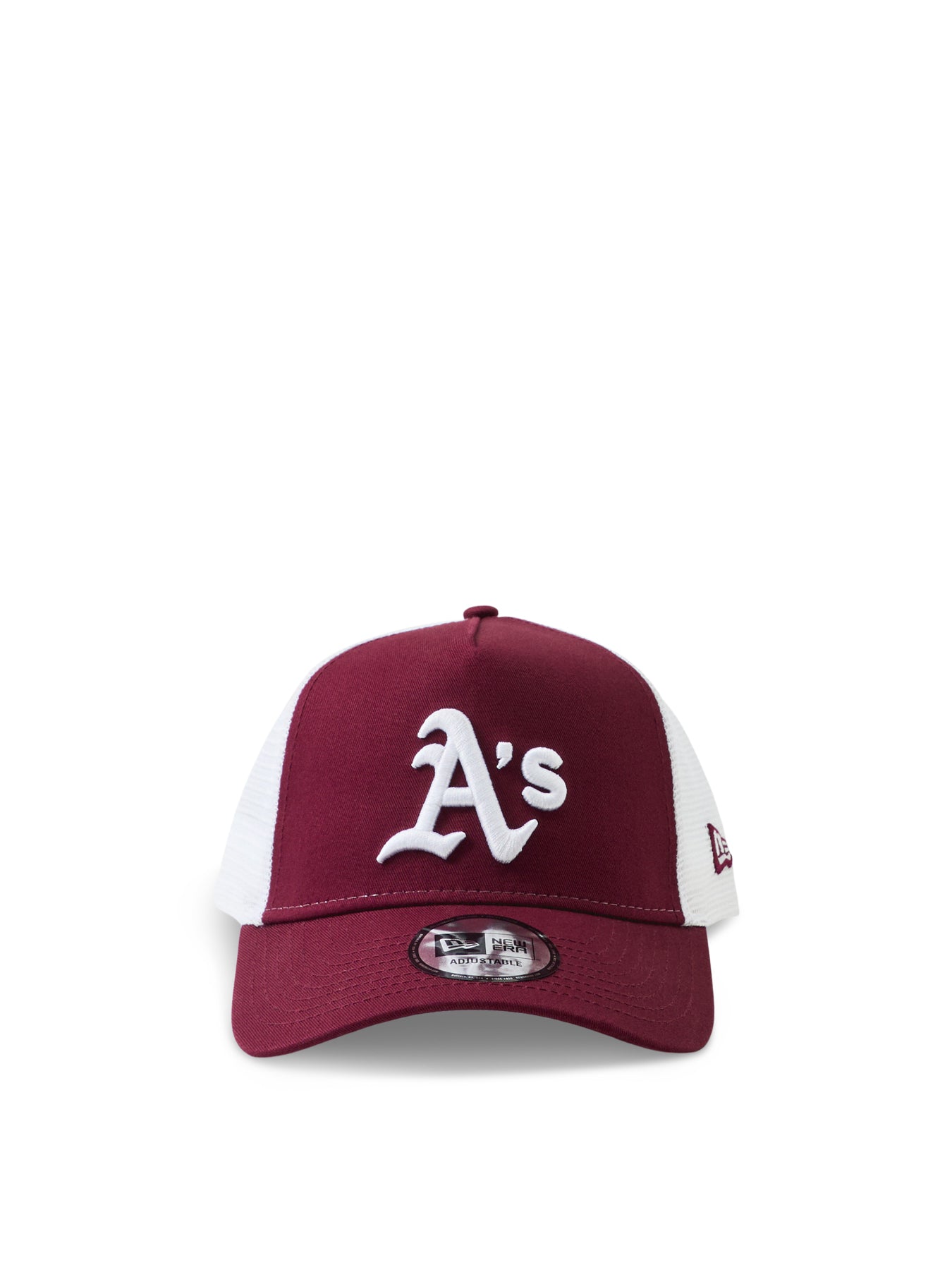 League Essential Trucker Athletics Cap Burgundy