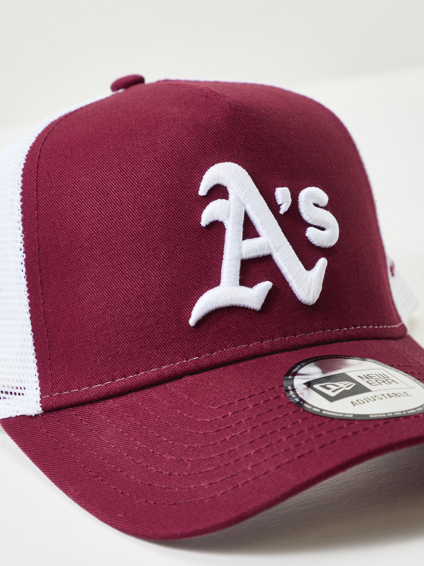 League Essential Trucker Athletics Cap Burgundy