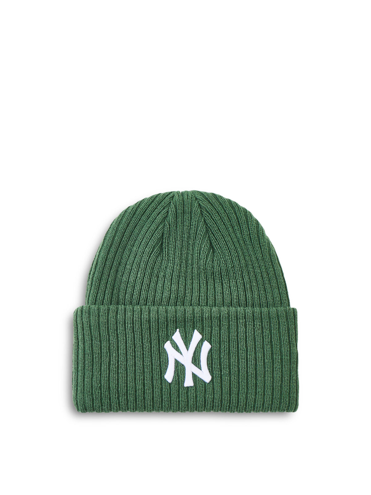 Wool Blend NY Wide Cuff Beanie