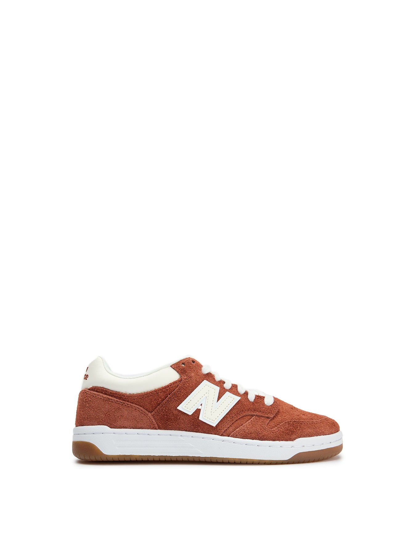 480 Suede Trainers - Maroon