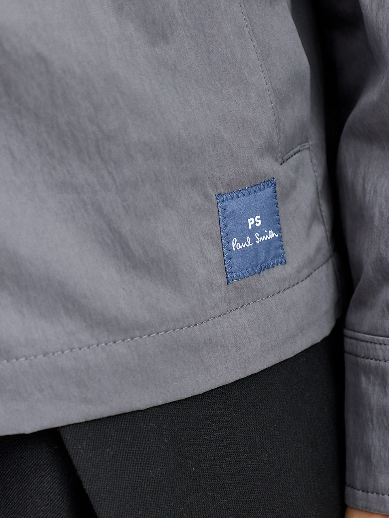 Technical Harrington Jacket Grey