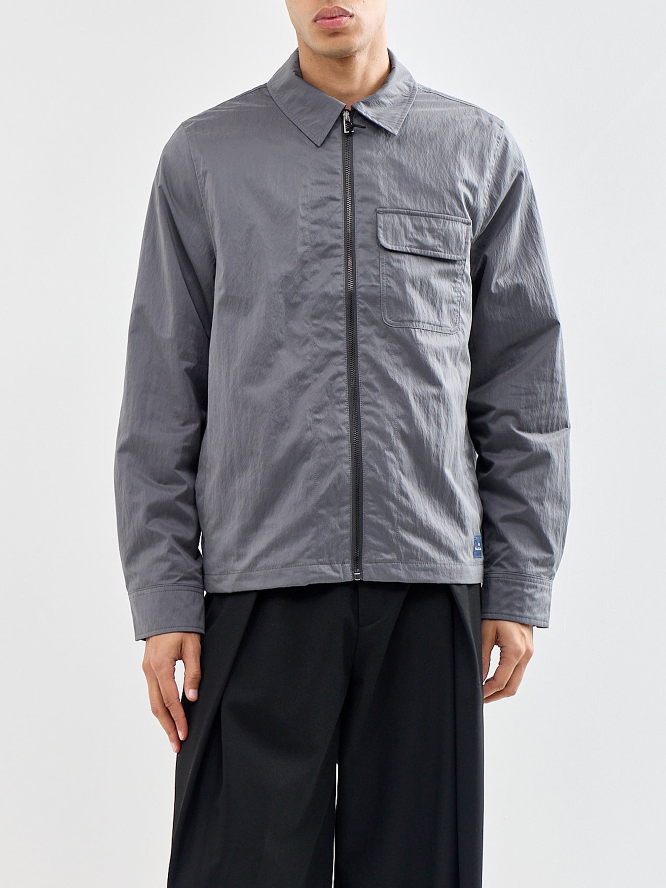 Technical Harrington Jacket Grey