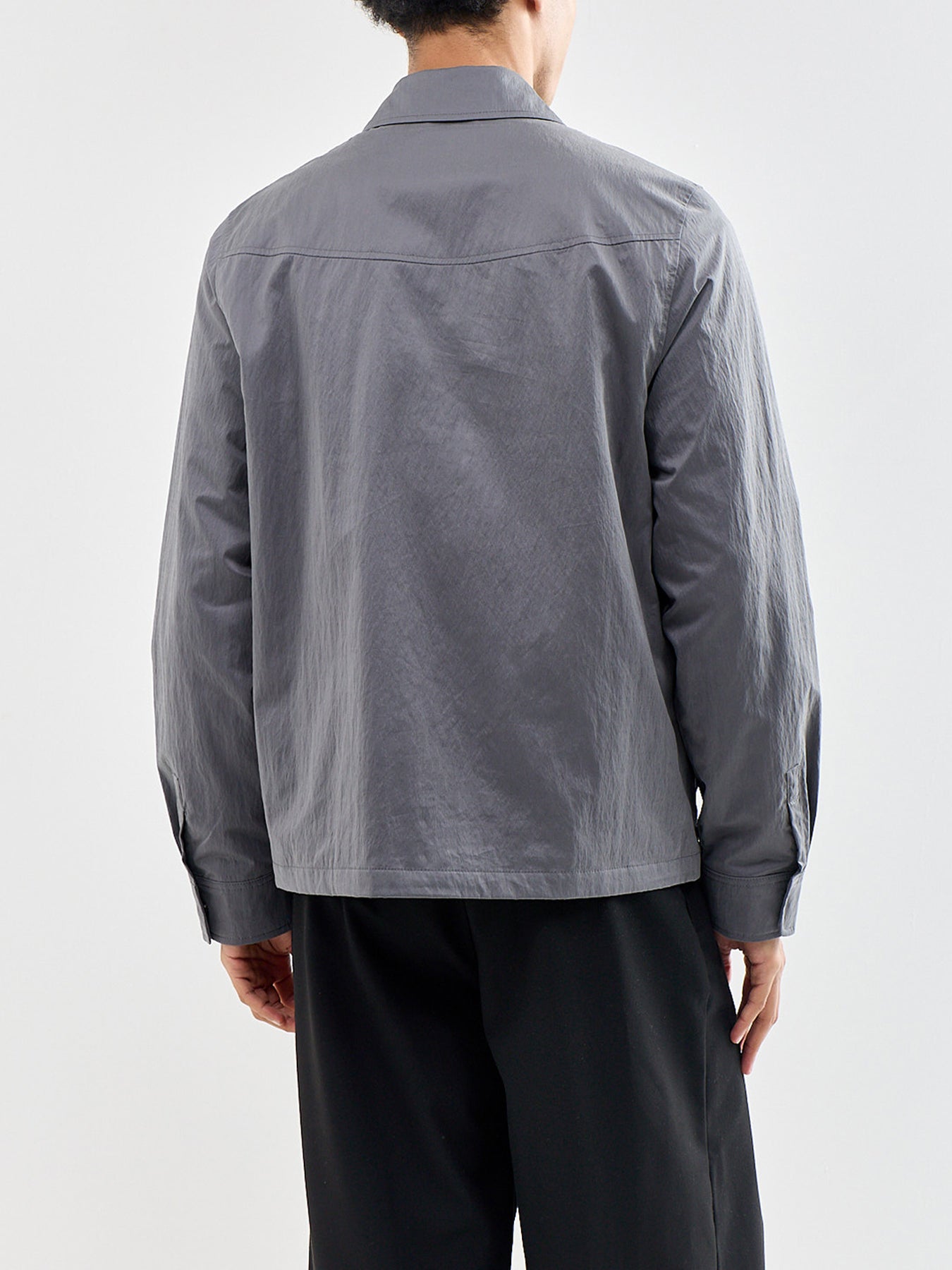 Technical Harrington Jacket Grey