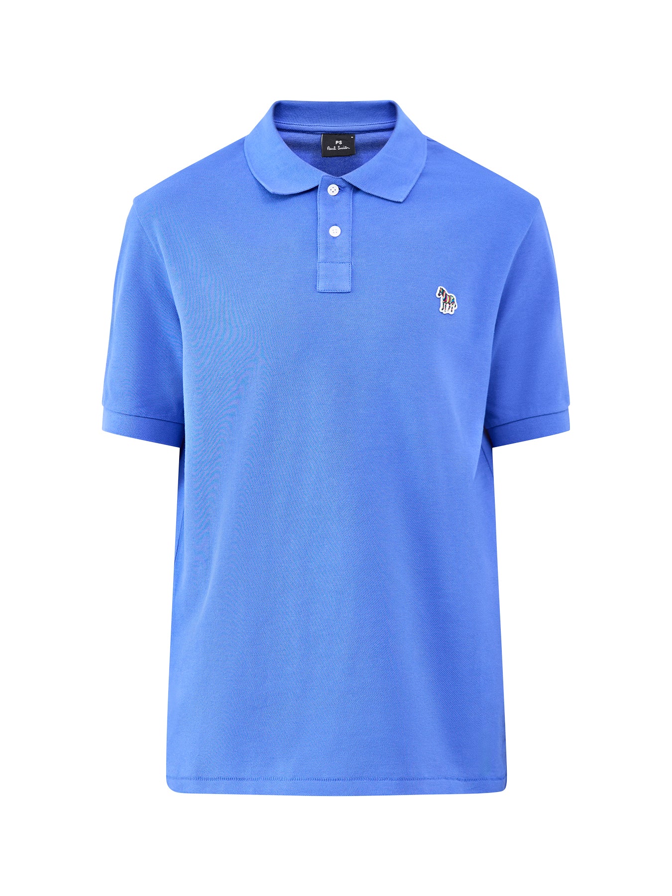 Zebra Polo Top Blue