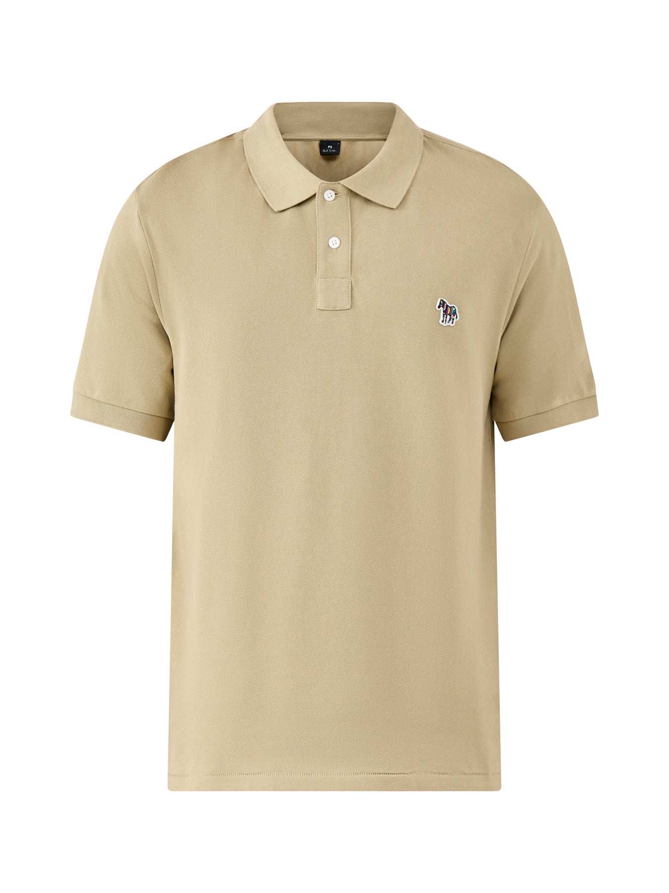 Zebra Polo Shirt Beige
