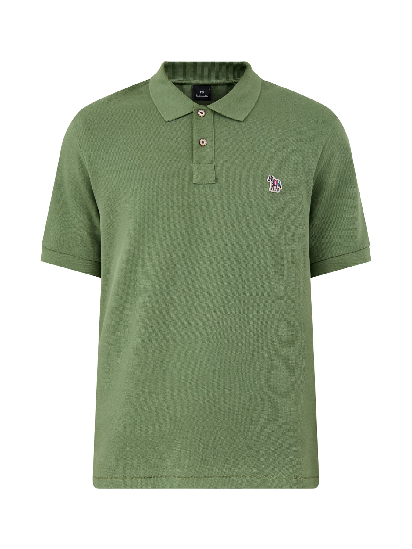 Zebra Polo Top Green