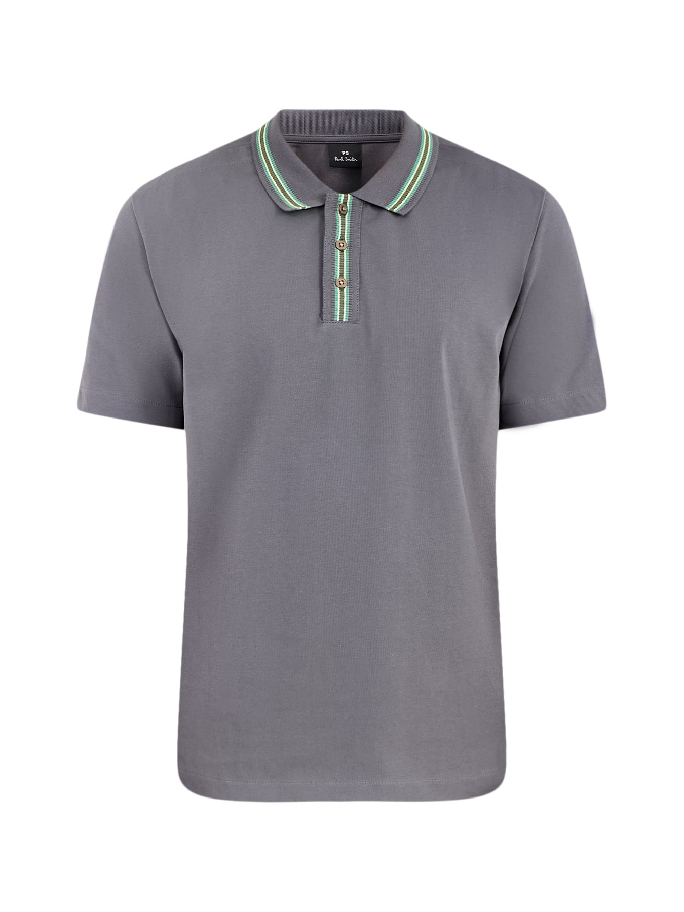 Plaquet Polo Shirt Grey