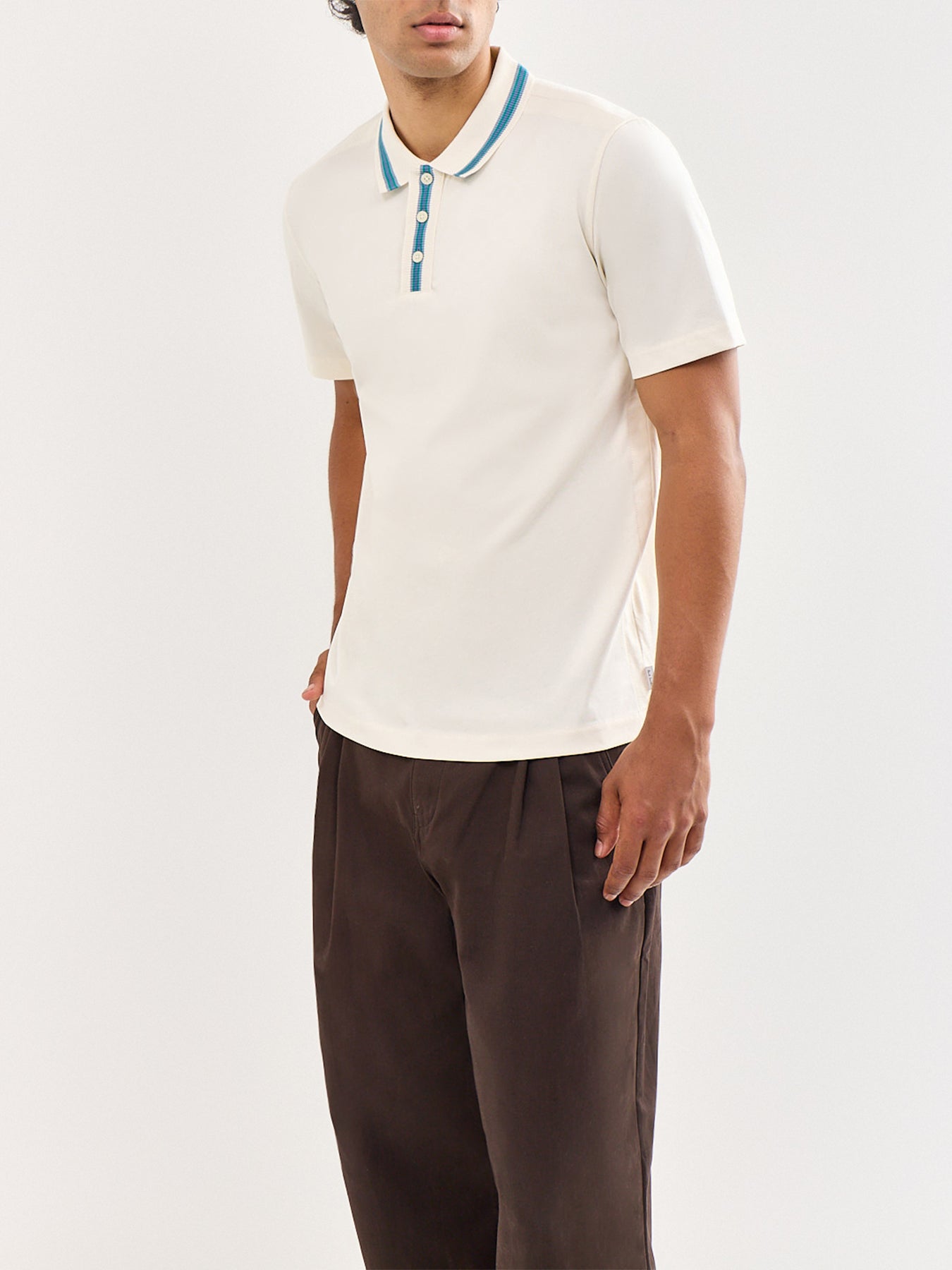 Plaquet Polo Shirt White