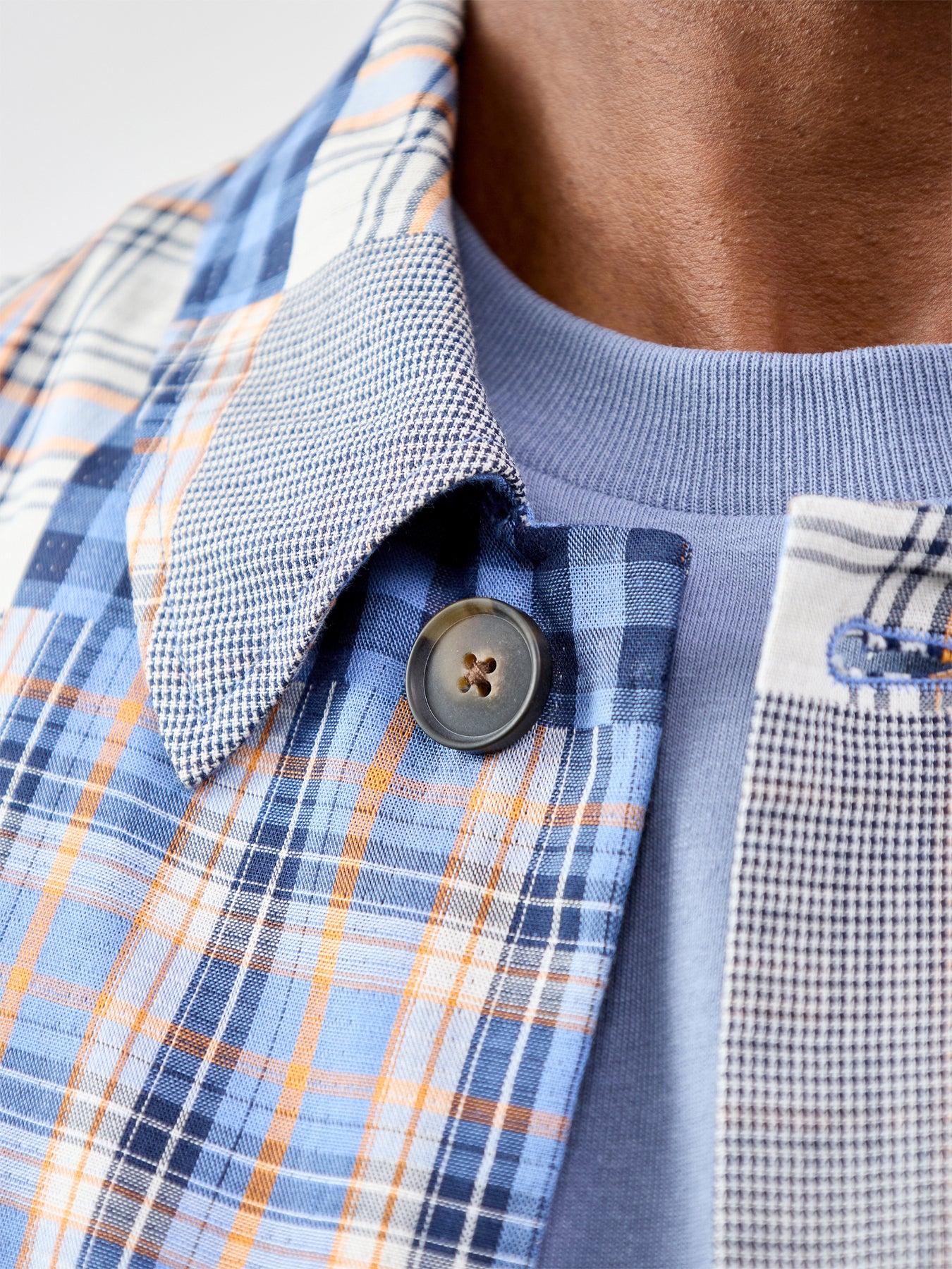 Patch Overshirt Blue
