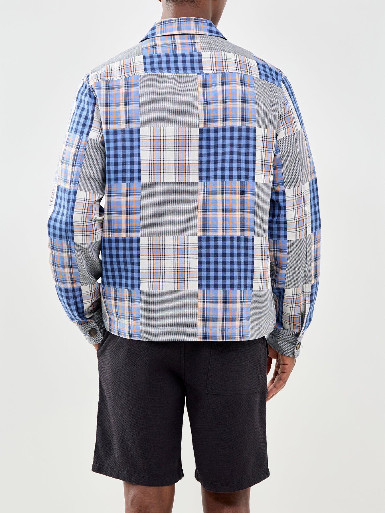 Patch Overshirt Blue