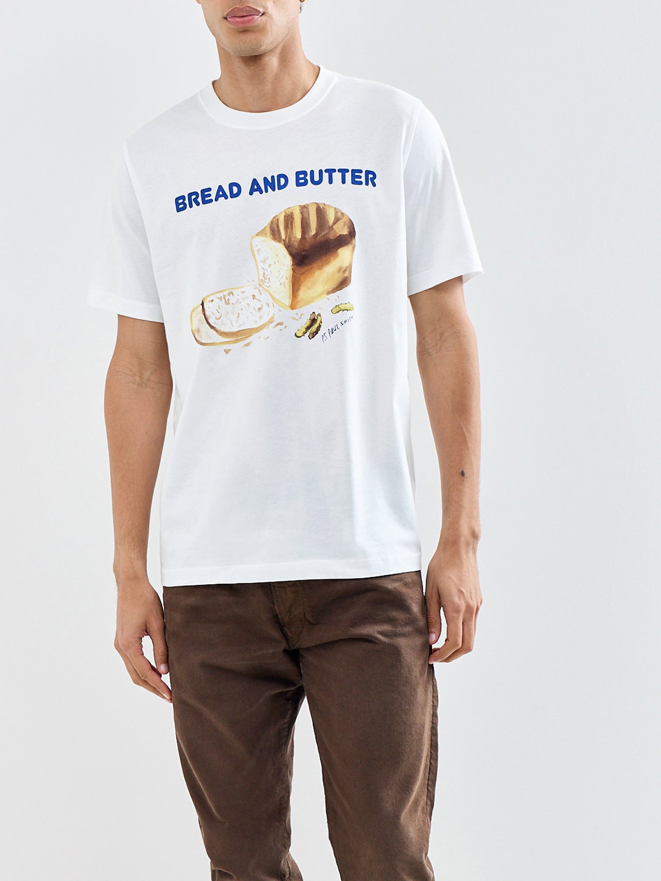 Bread Butter Graphic T-Shirt White
