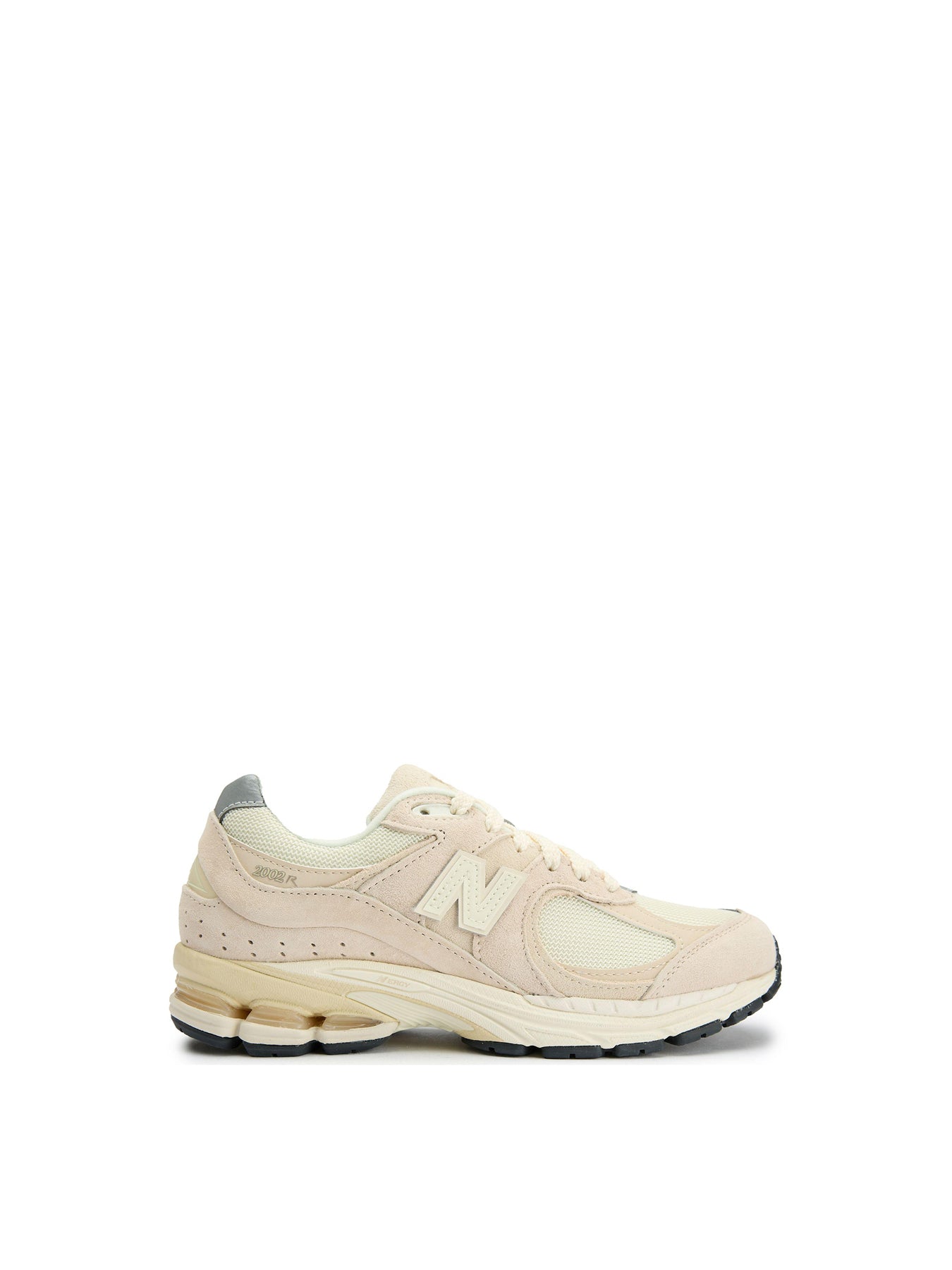Womens NEW BALANCE 2002r Suede Trainers Natural/white