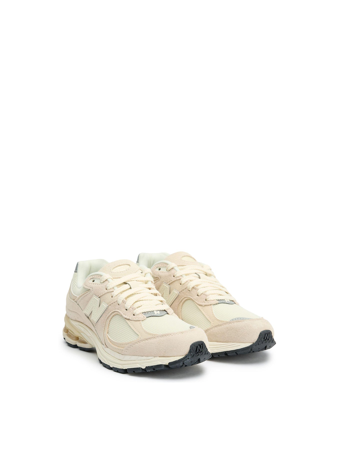 Womens NEW BALANCE 2002r Suede Trainers Natural/white