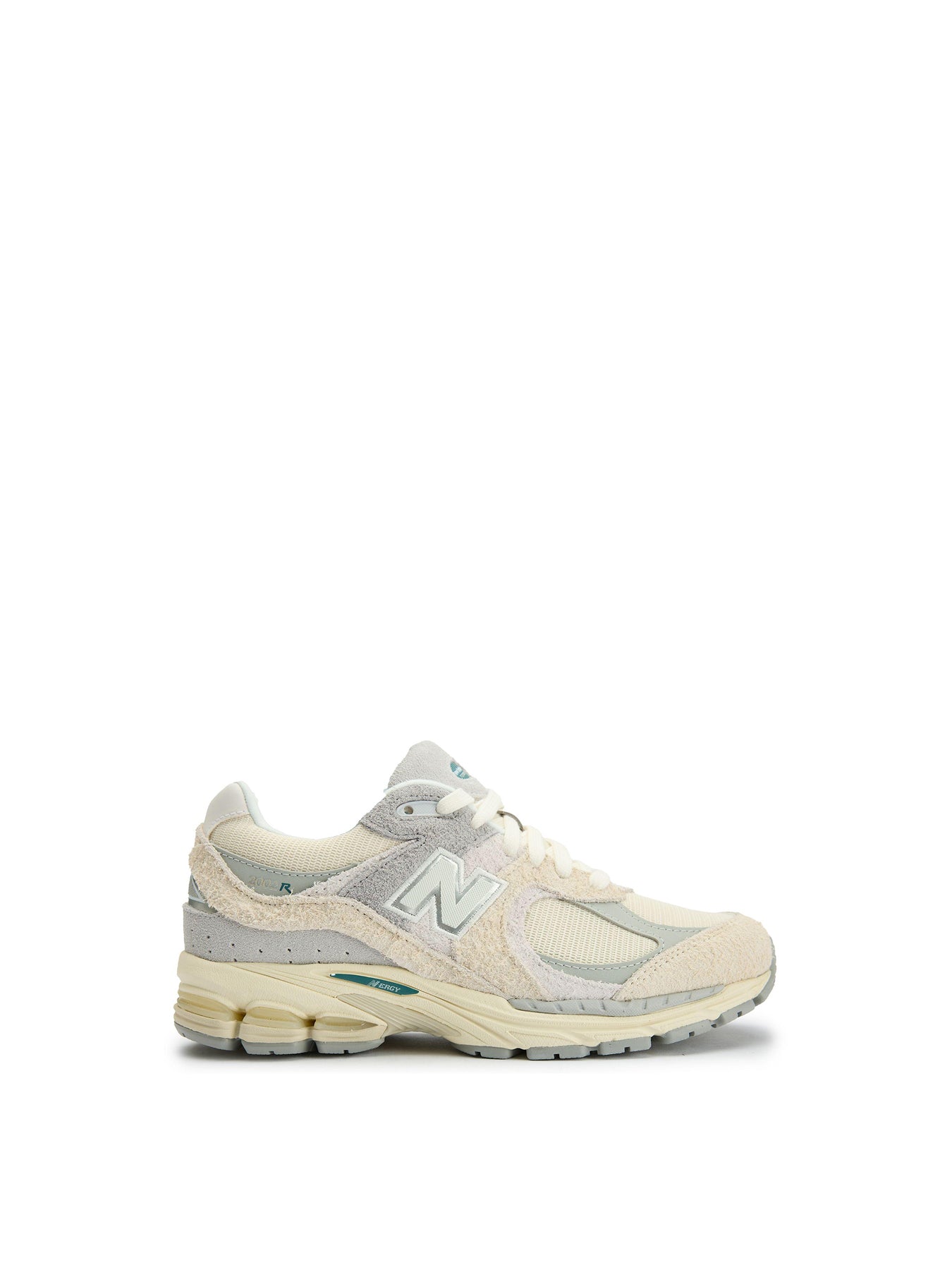 Womens NEW BALANCE 2002r Suede Trainers Natural/grey/creme