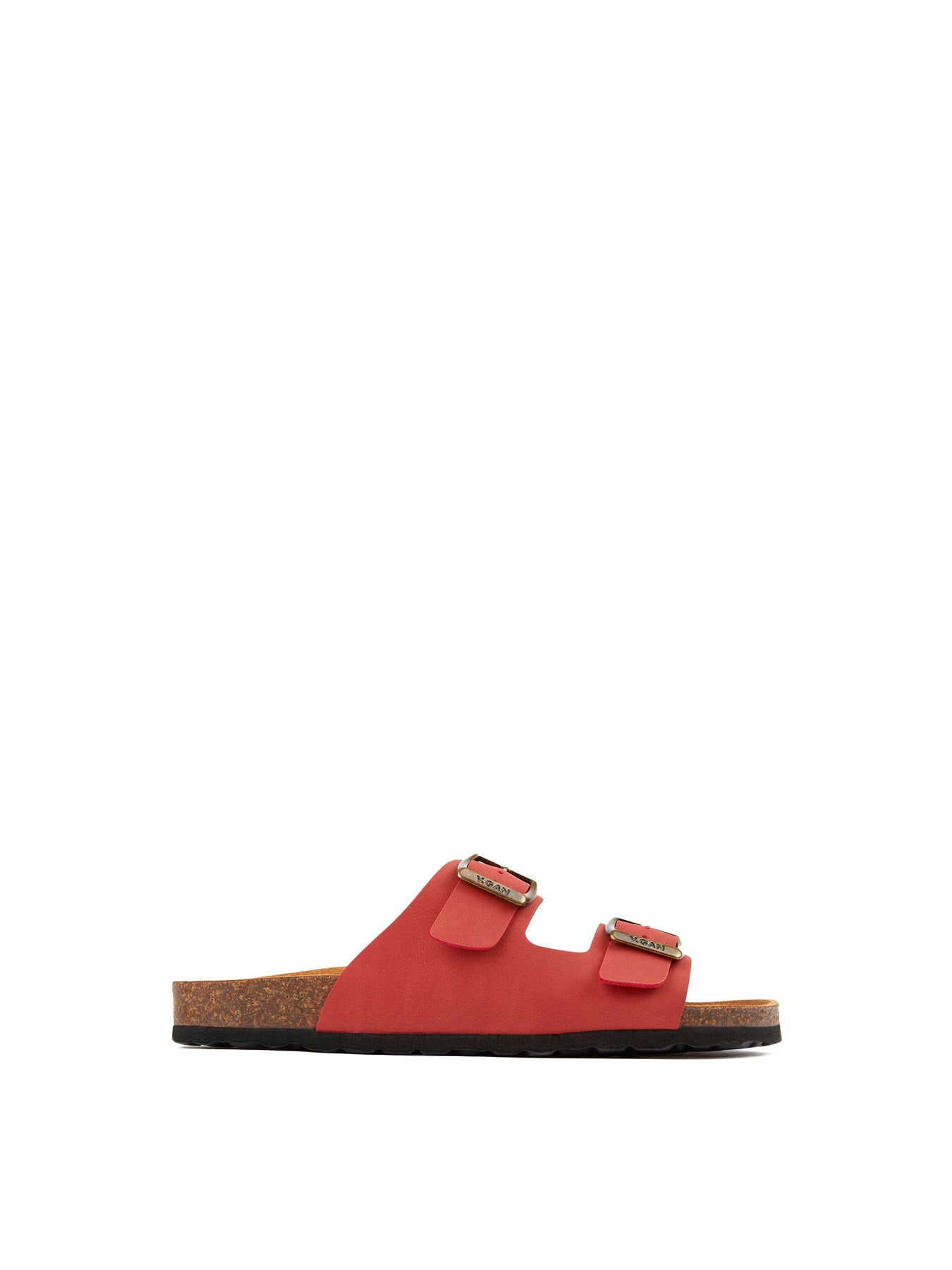 Mango Comfort Footbed Sandals Orange
