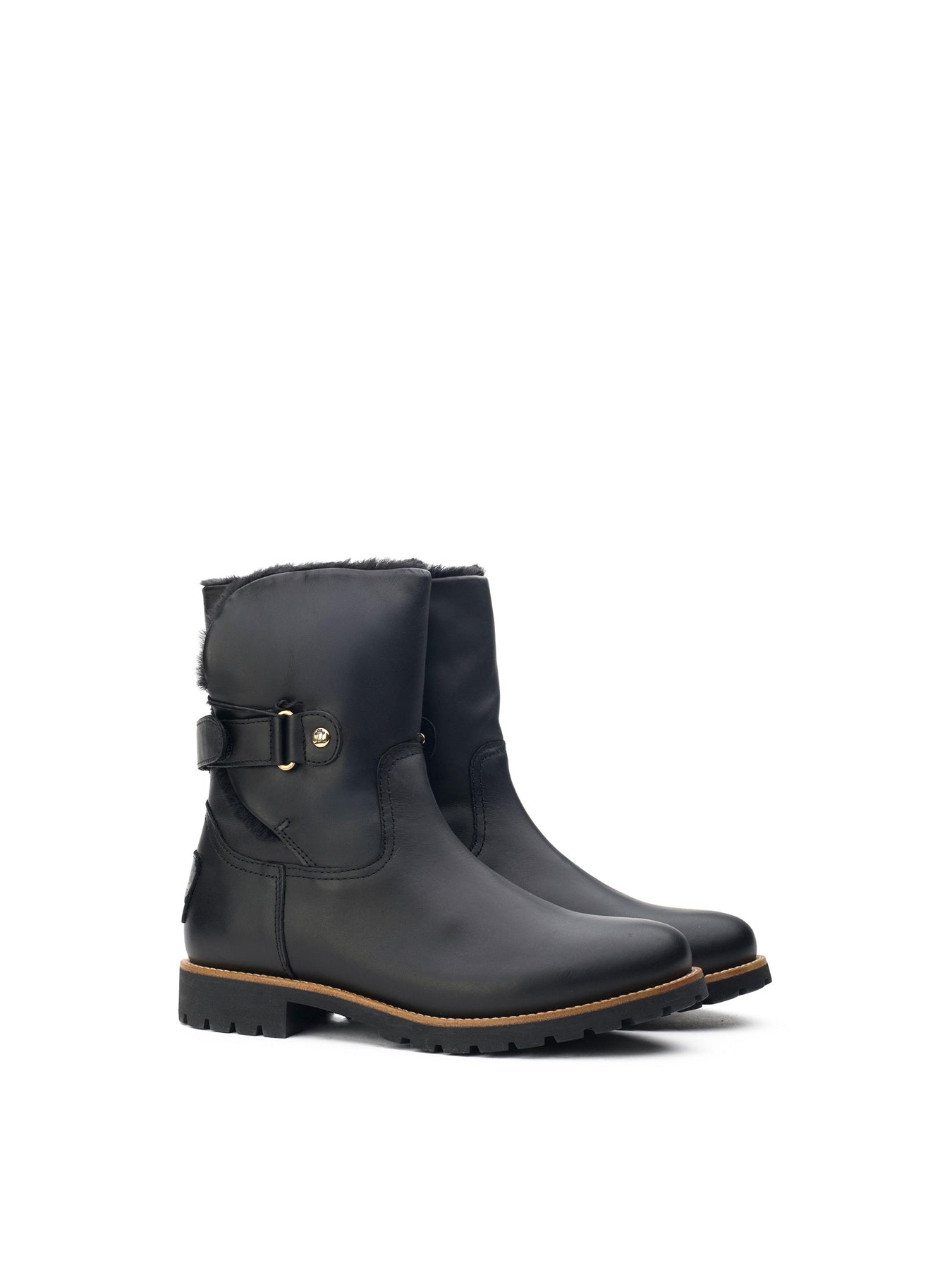 Felia Leather Boots Black