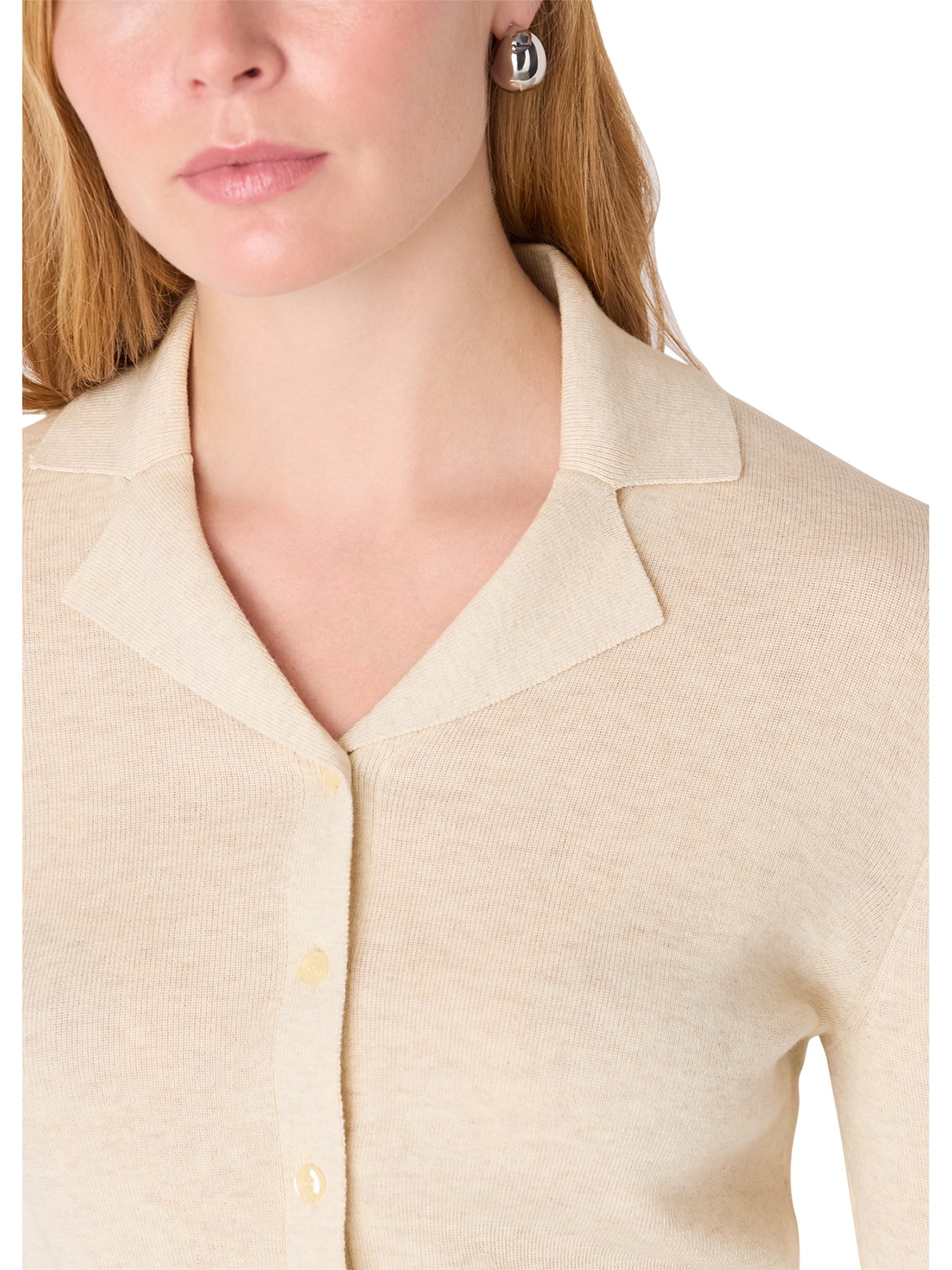 Phoebe Knitted Shirt Cream