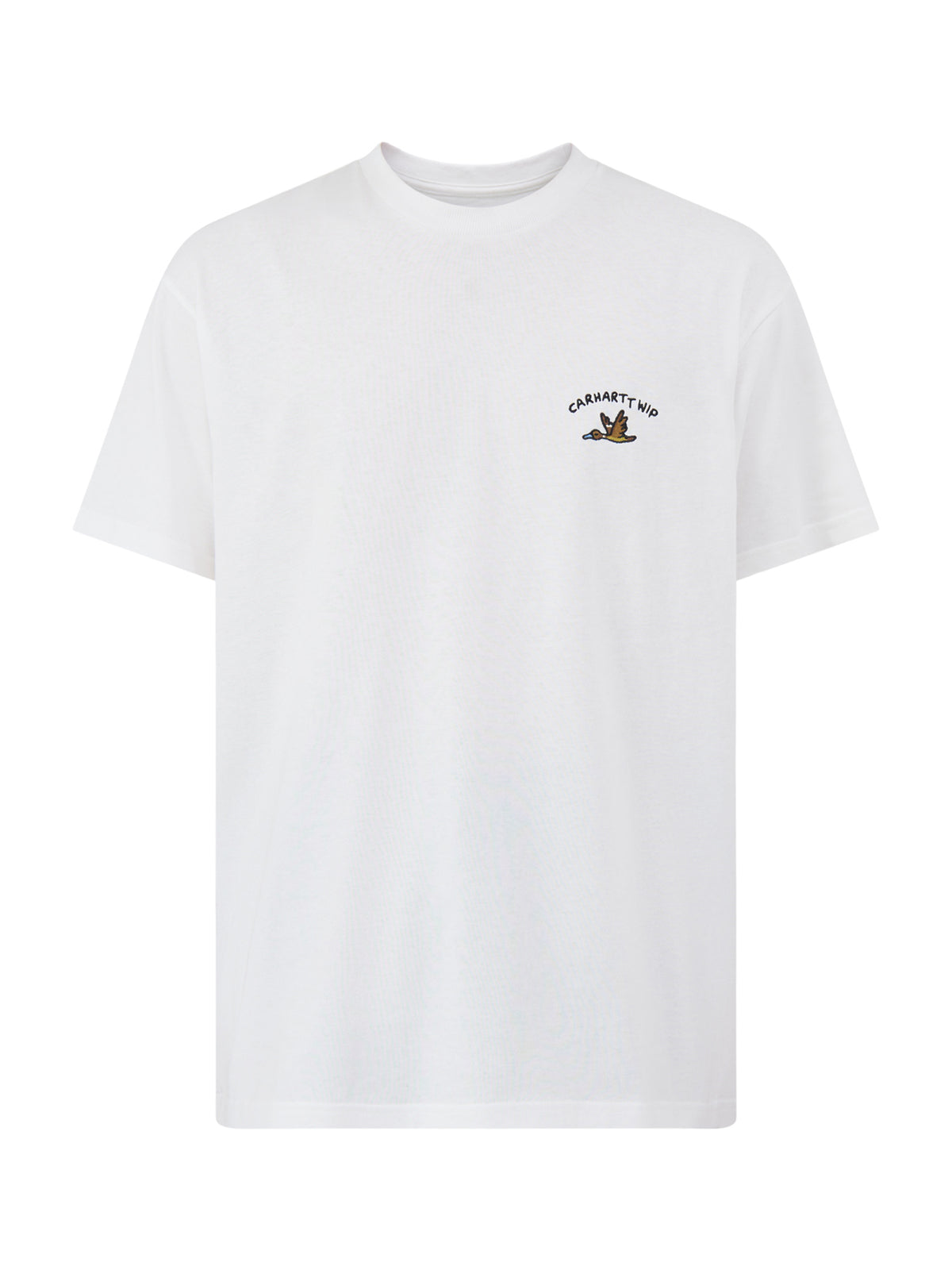 Organic Cotton Animated Ducks Graphic T-Shirt - White