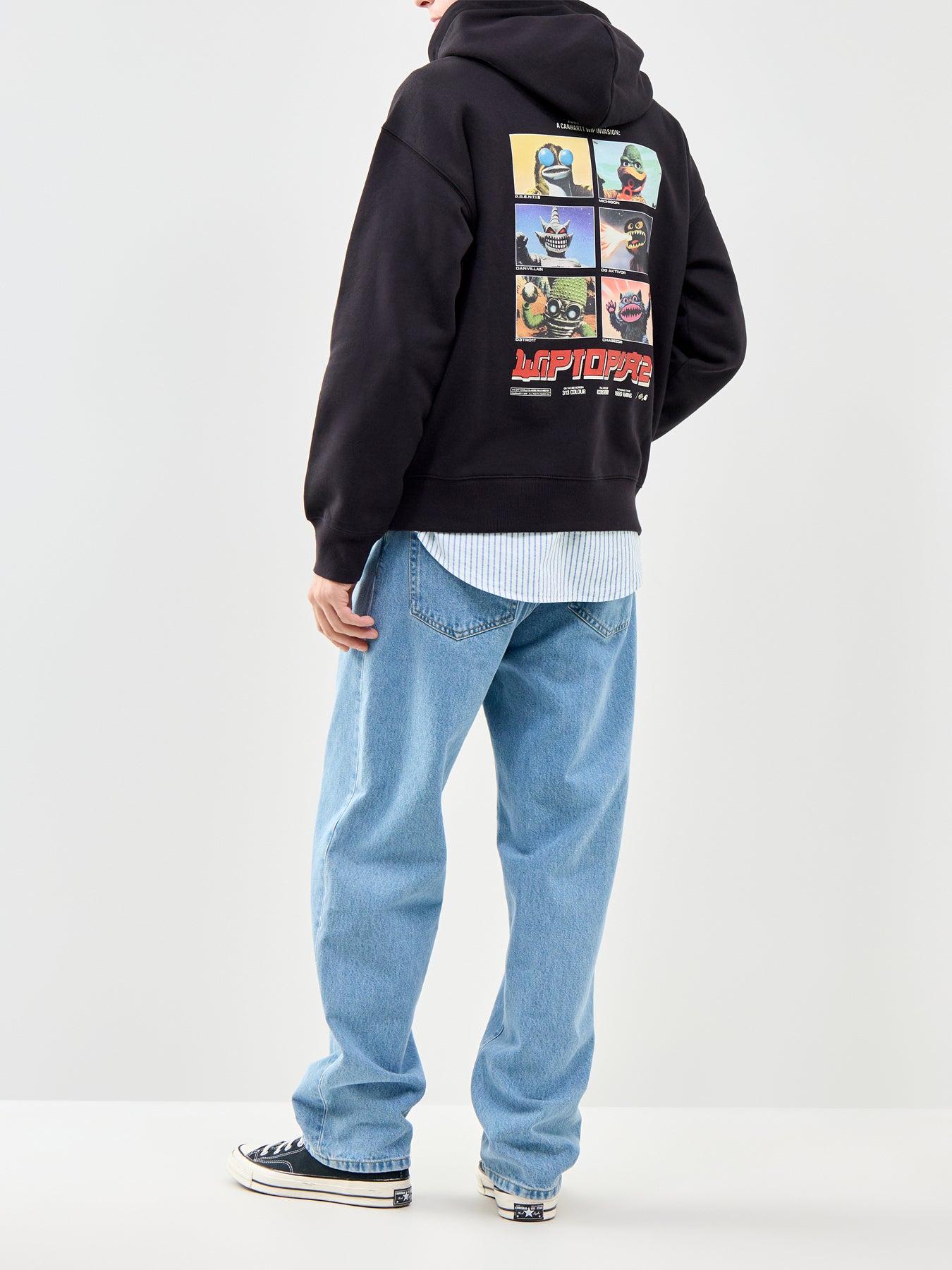Wiptopia II Hooded Sweatshirt Black