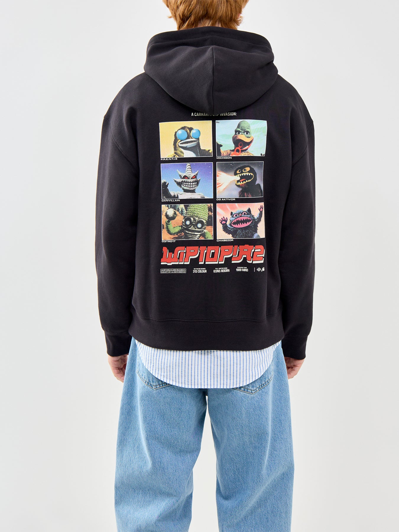 Wiptopia II Hooded Sweatshirt Black