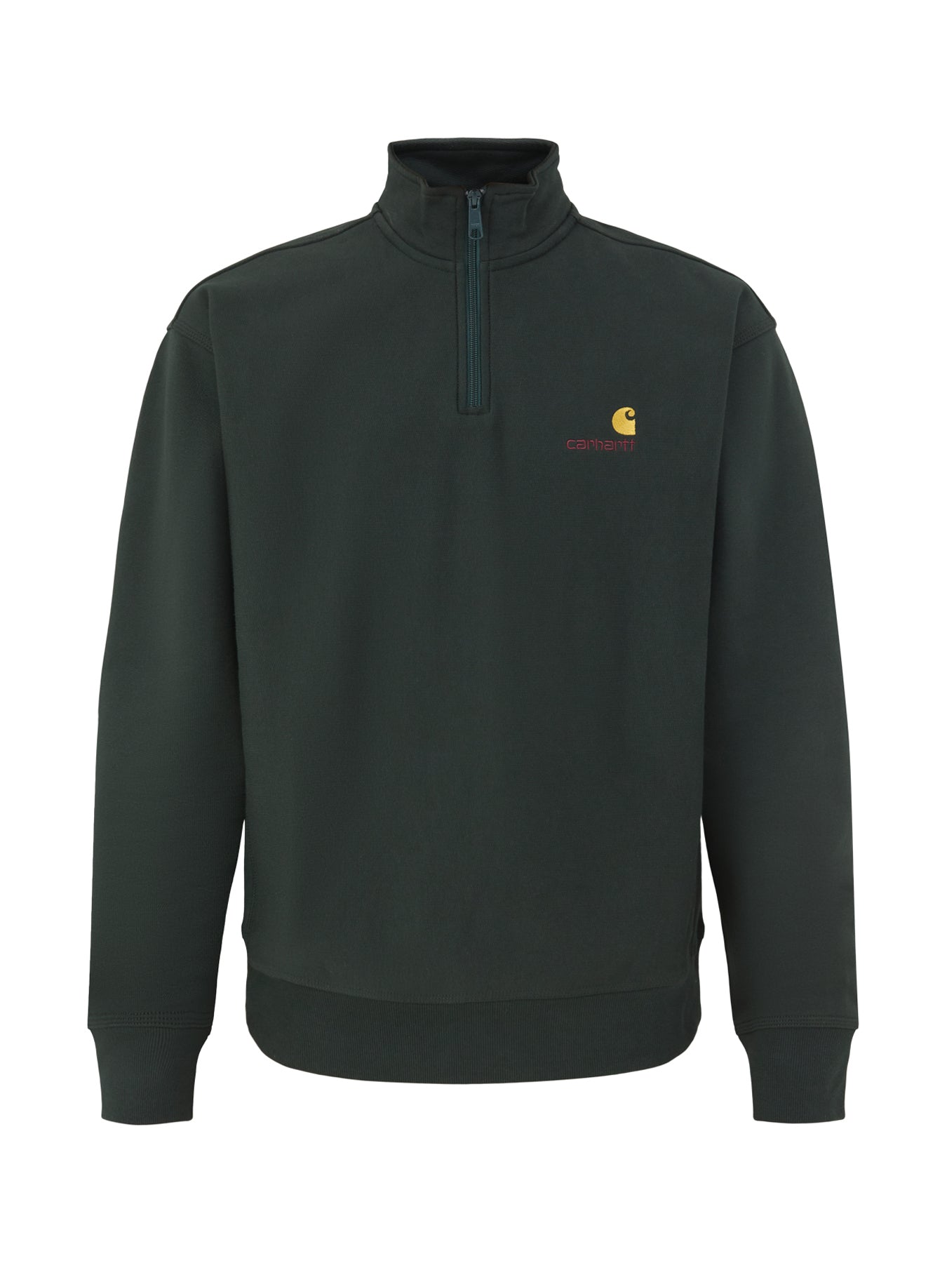 Men's Half-Zip American Script Cotton Blend Sweatshirt