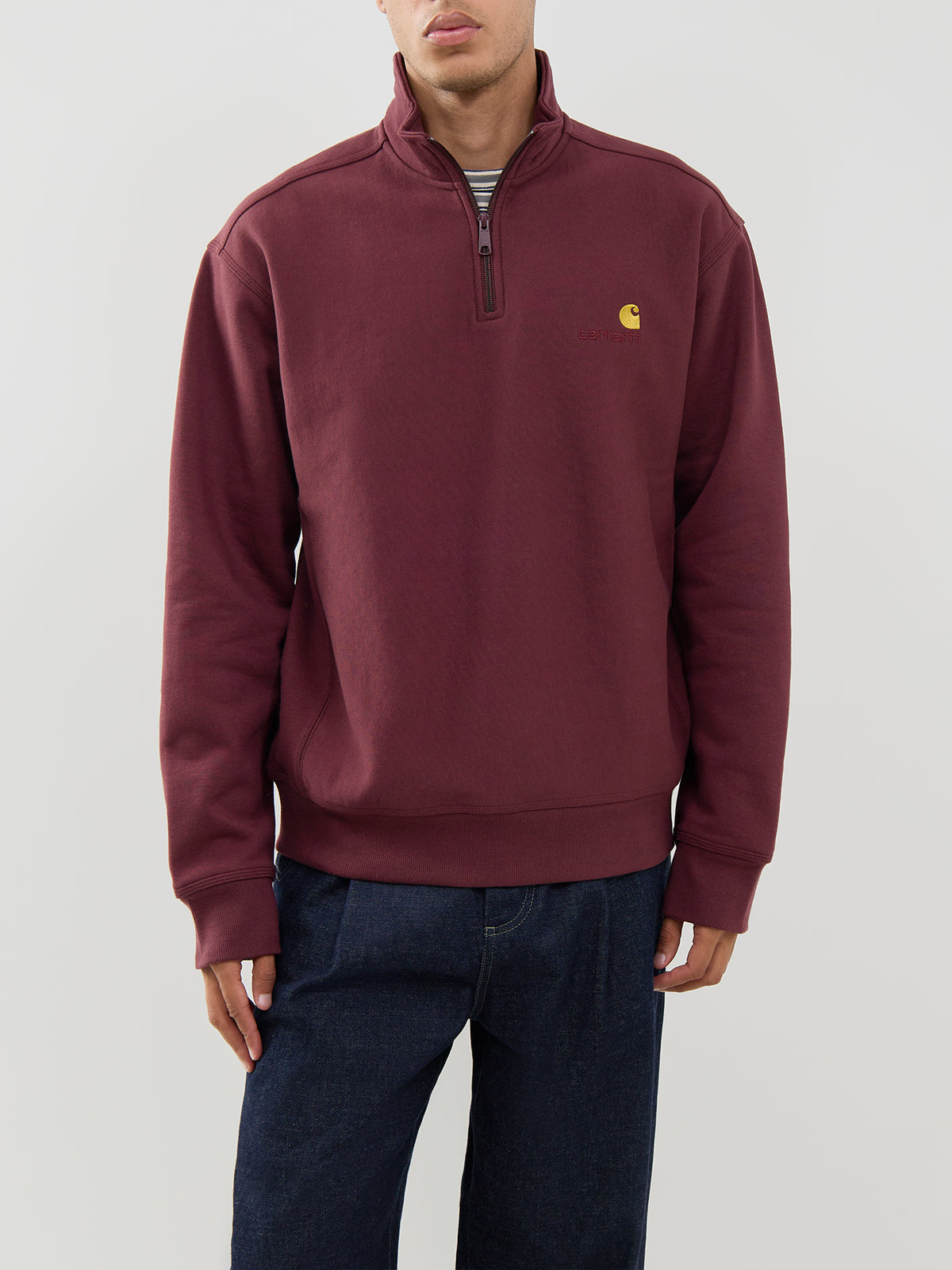 Half Zip American Script Sweatshirt