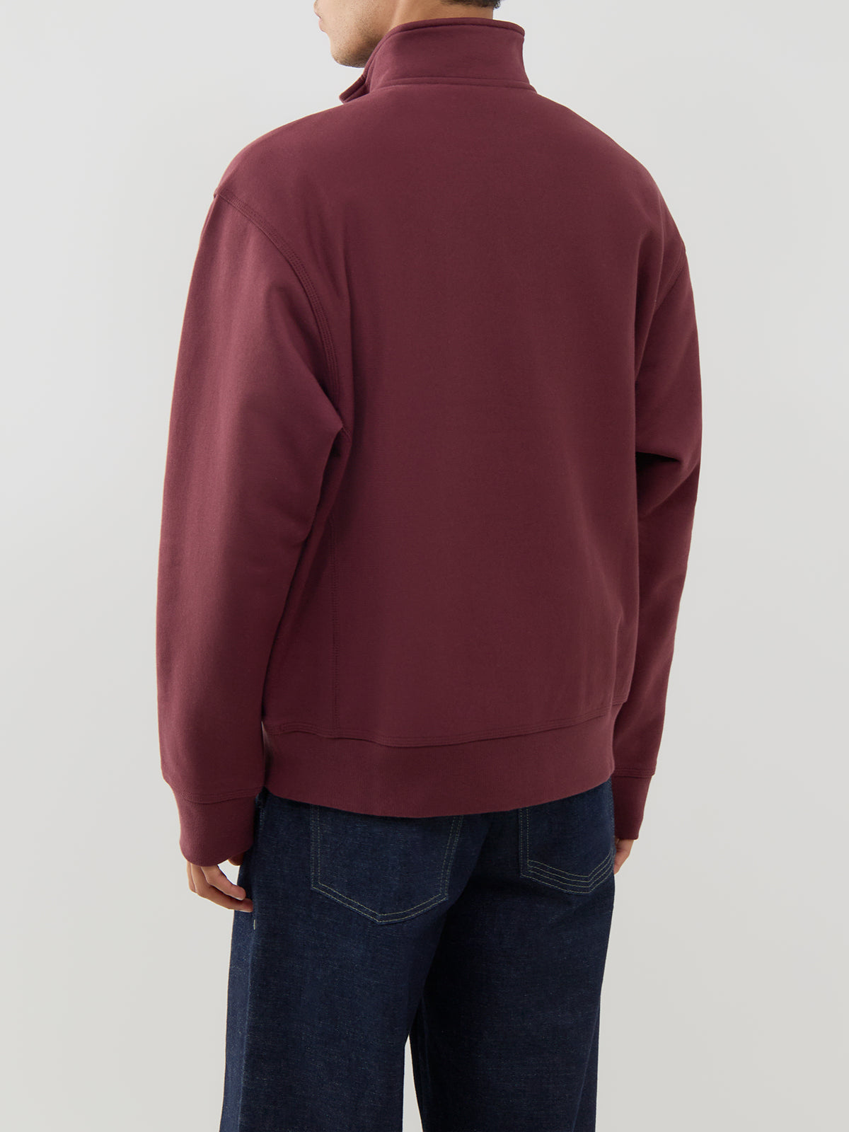 Half Zip American Script Sweatshirt