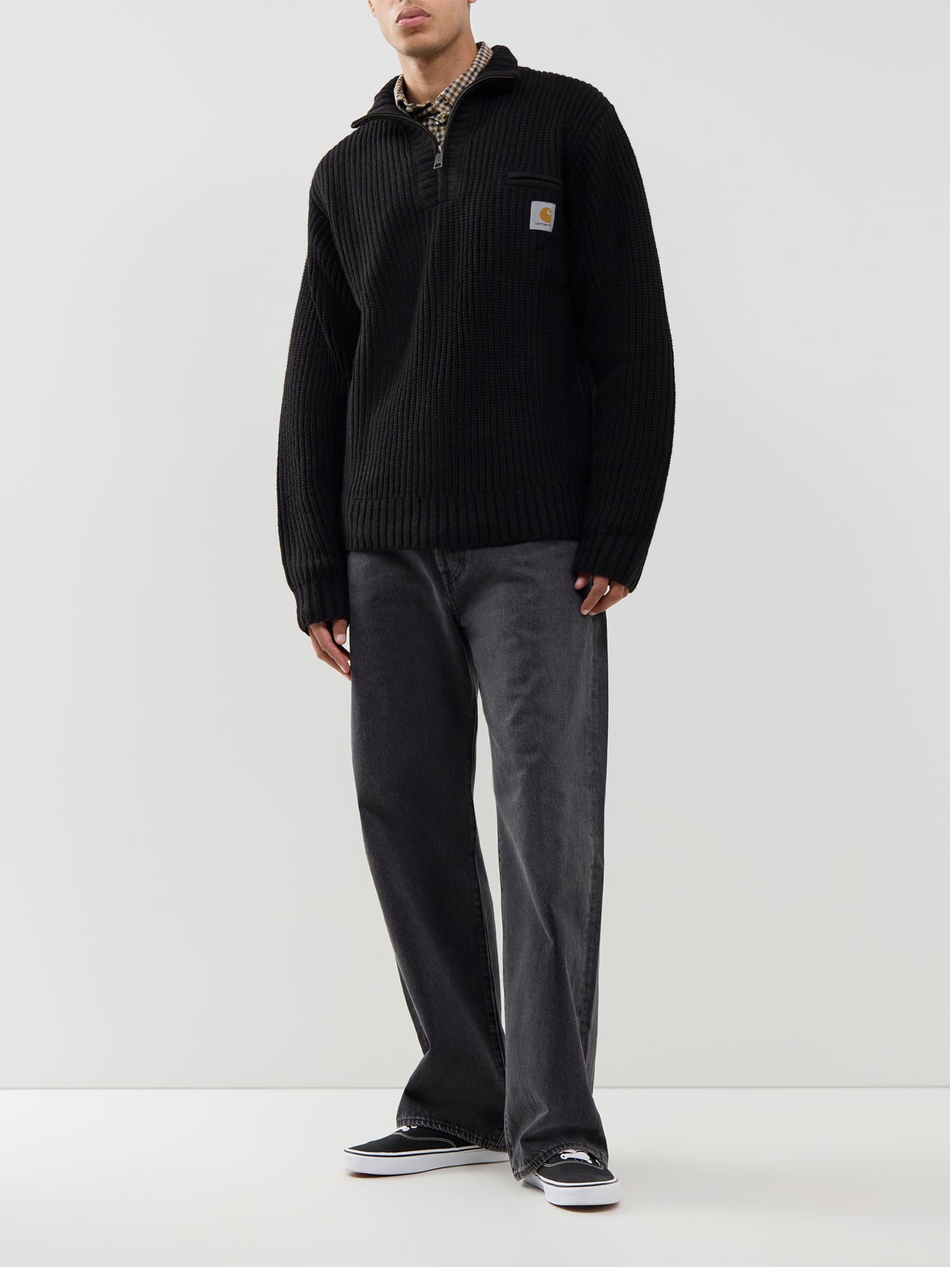 Detroit Half-Zip Knitted Jumper